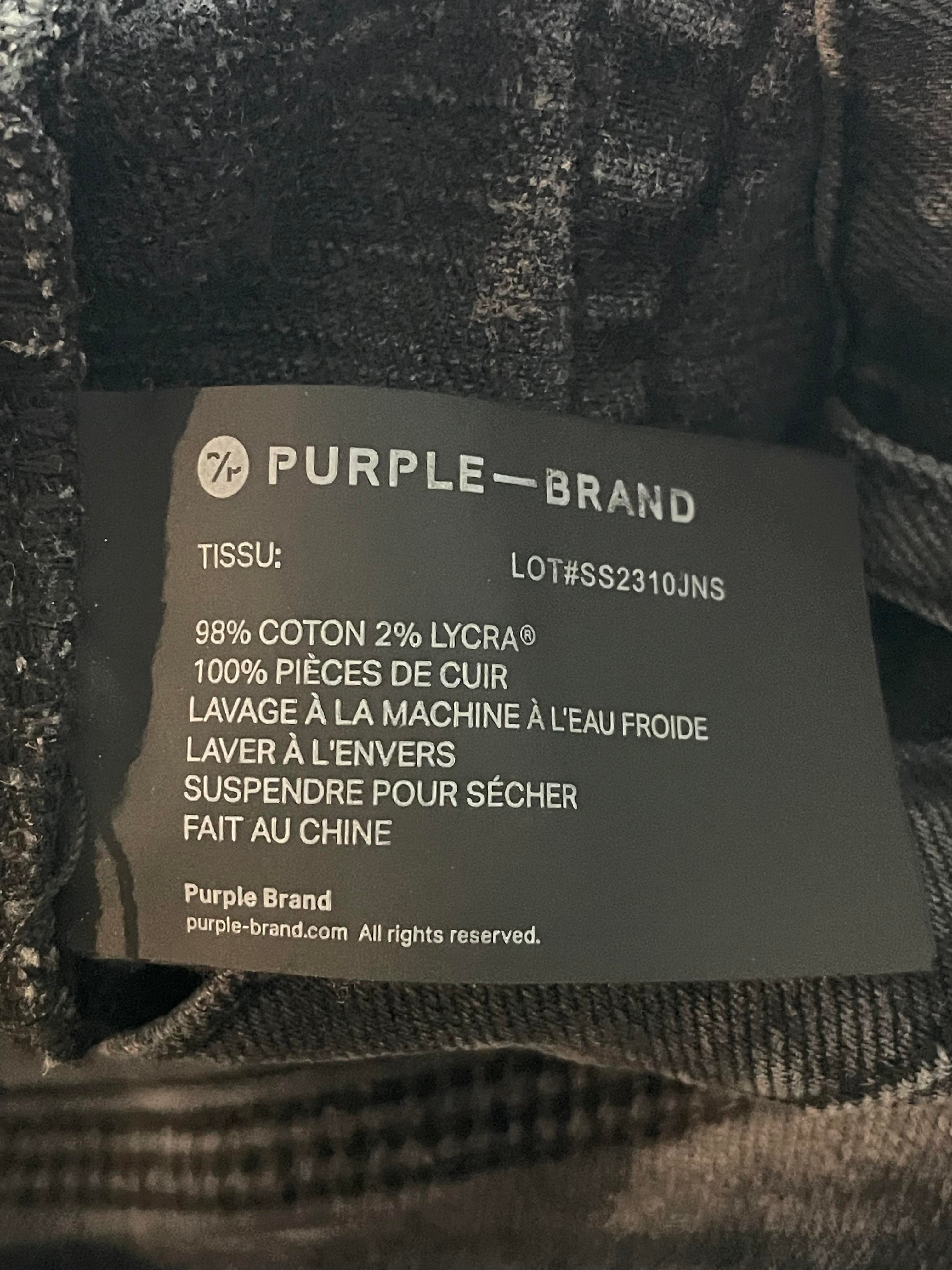 Purple Brand Black Jeans