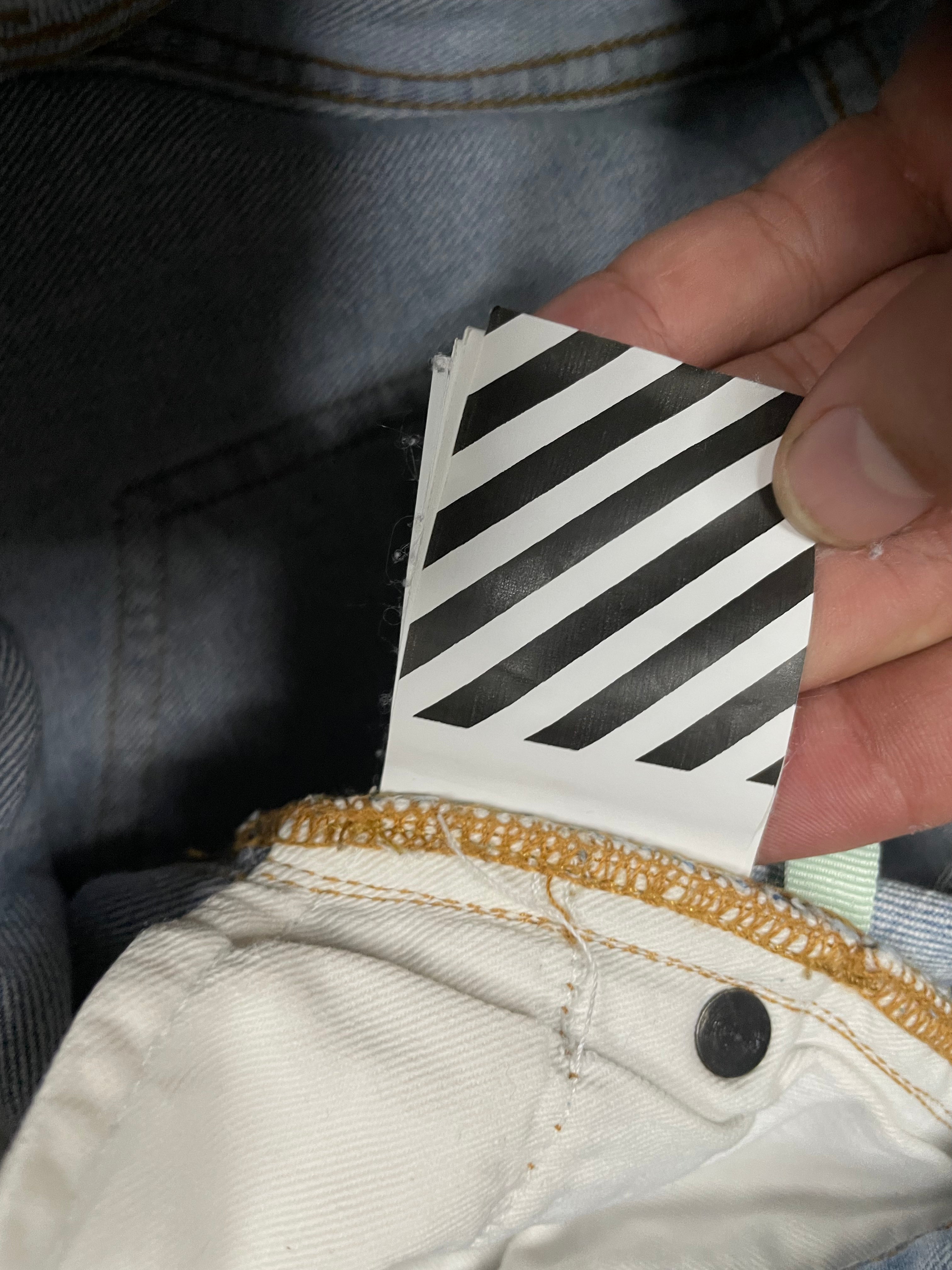 Off-White Jeans Light Wash Baby Blue 26 Used