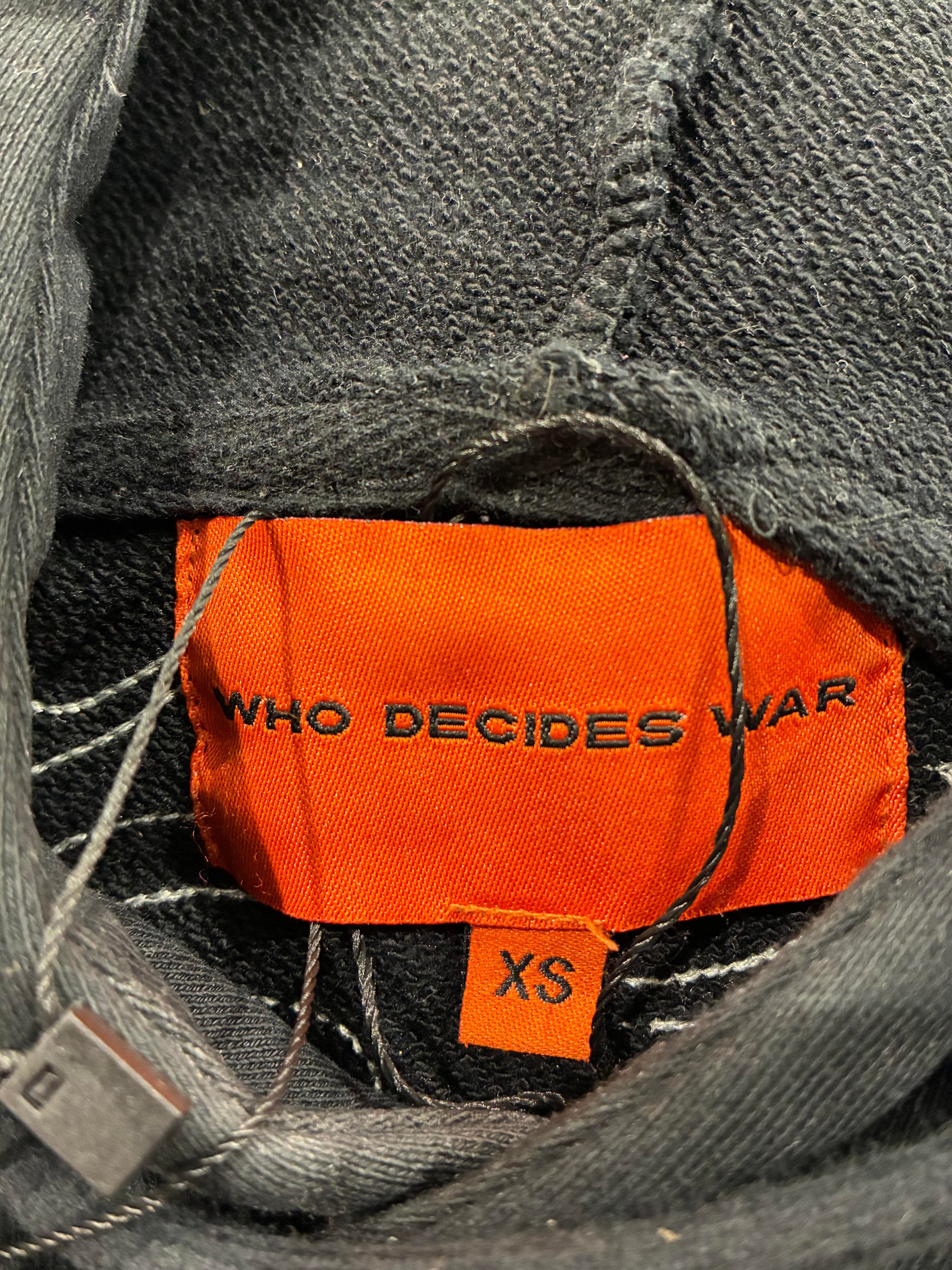 Who Decides War 'Duality Embroidered' Black Hoodie