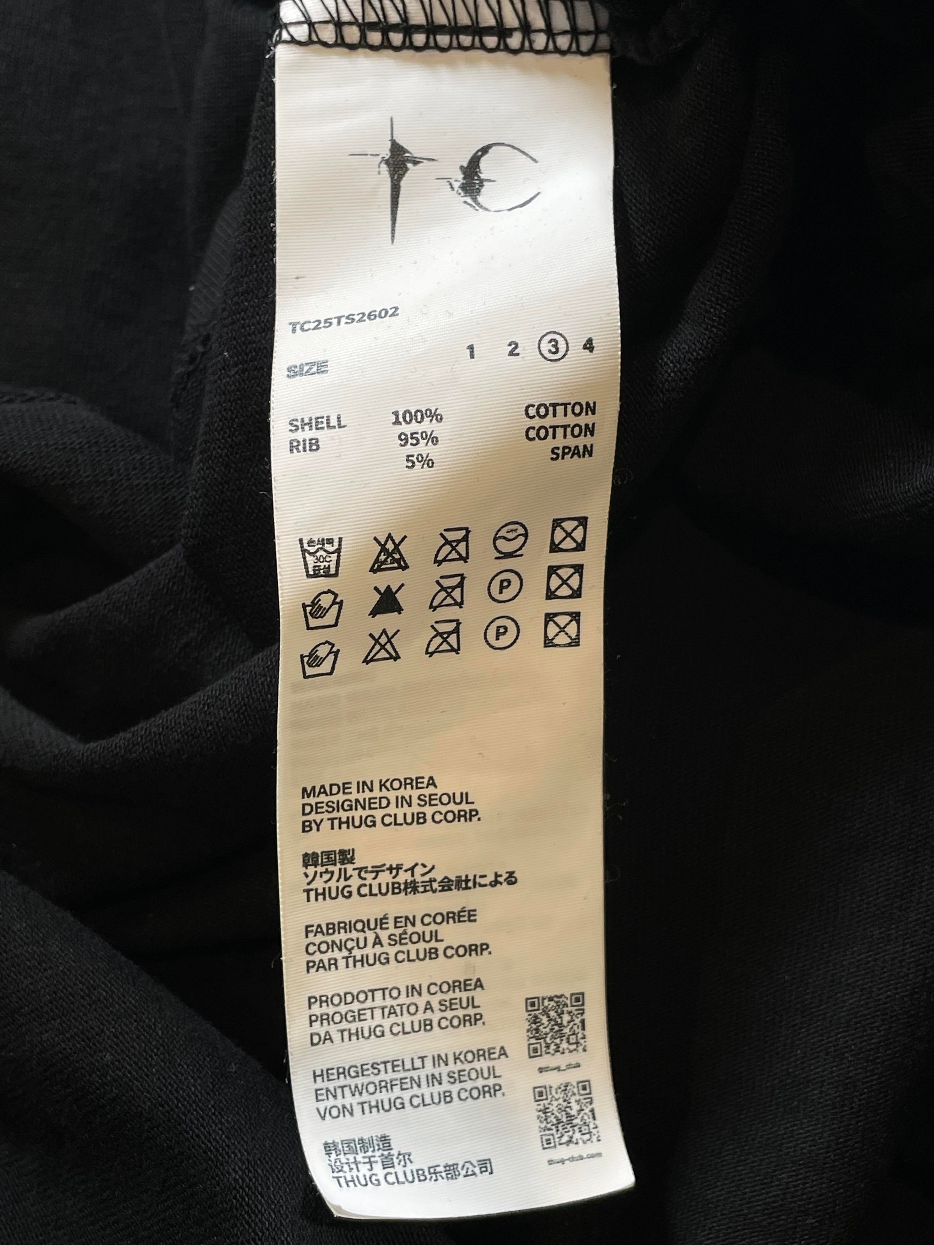 Thug Club Black & Red Tee