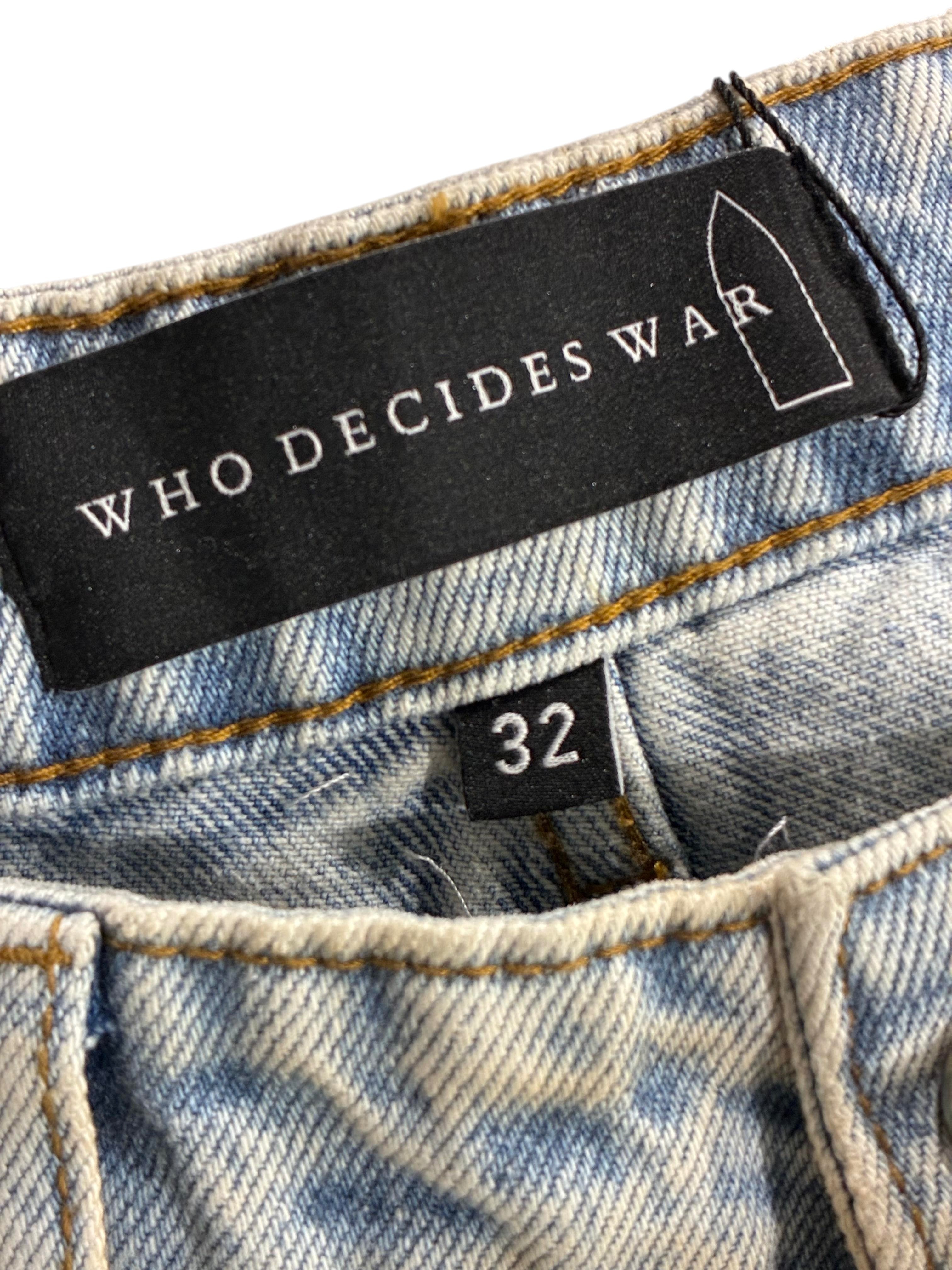 WDW 'Chalice Flame' Red Denim Jeans