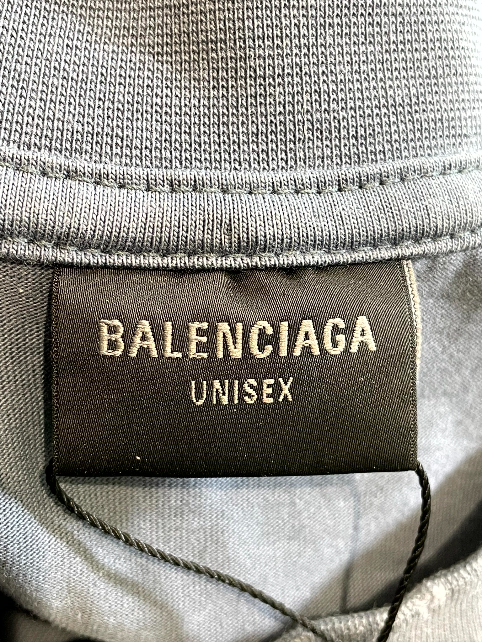 Balenciaga See Now Buy Now Blue Tee