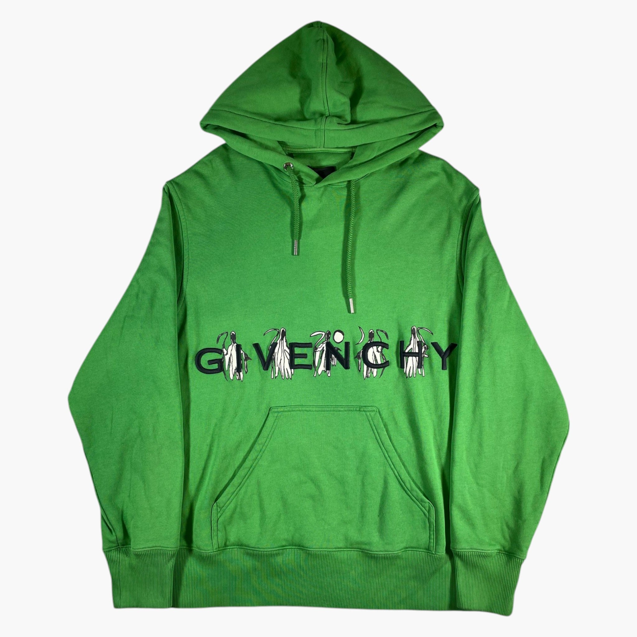 Givenchy Embroidered Green Hoodie