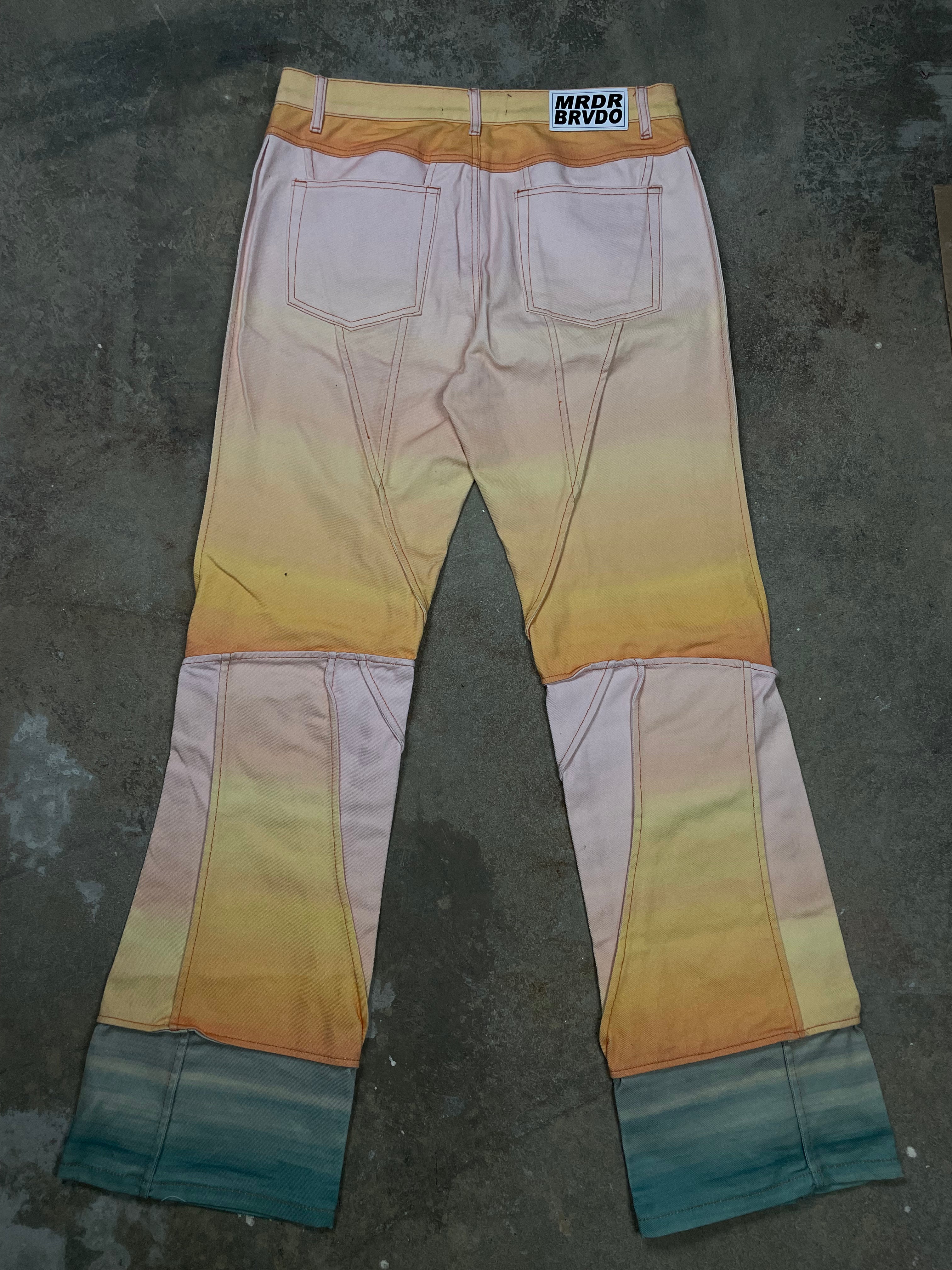 WDW Jeans Multi Color Used 34