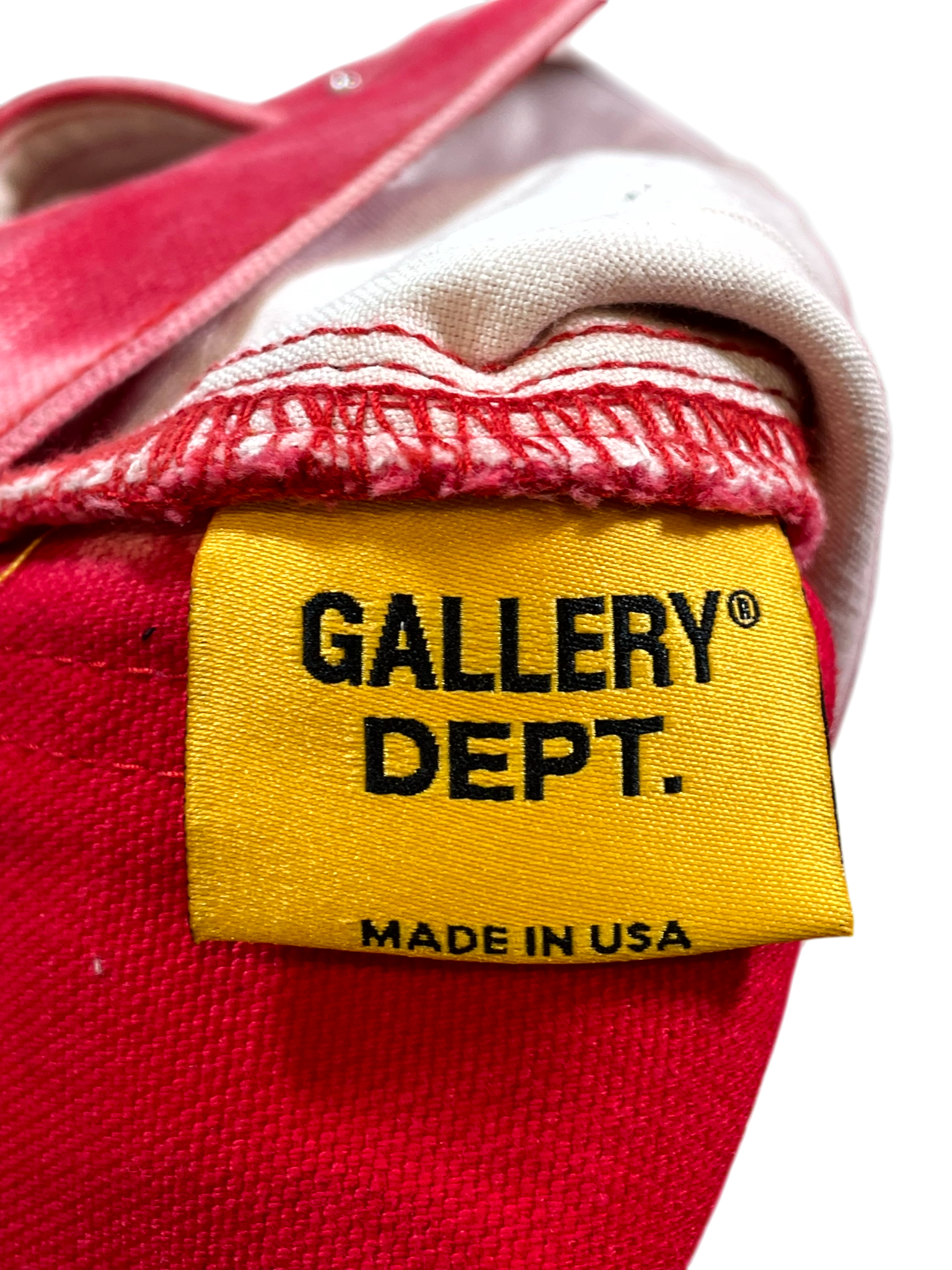 Gallery Dept Flare Paint Splatter Red Jeans