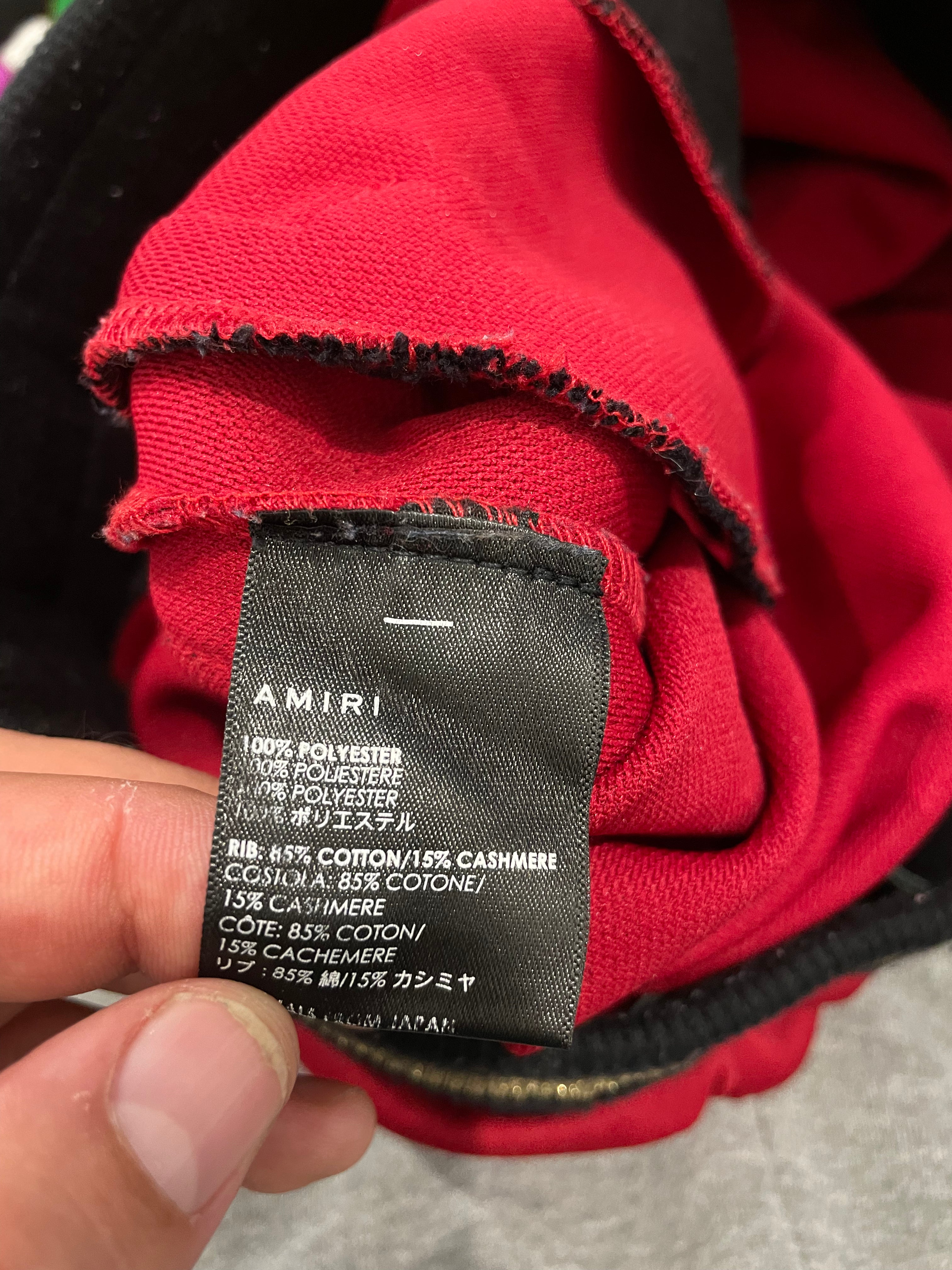 Amiri Lovers Red Track Pants