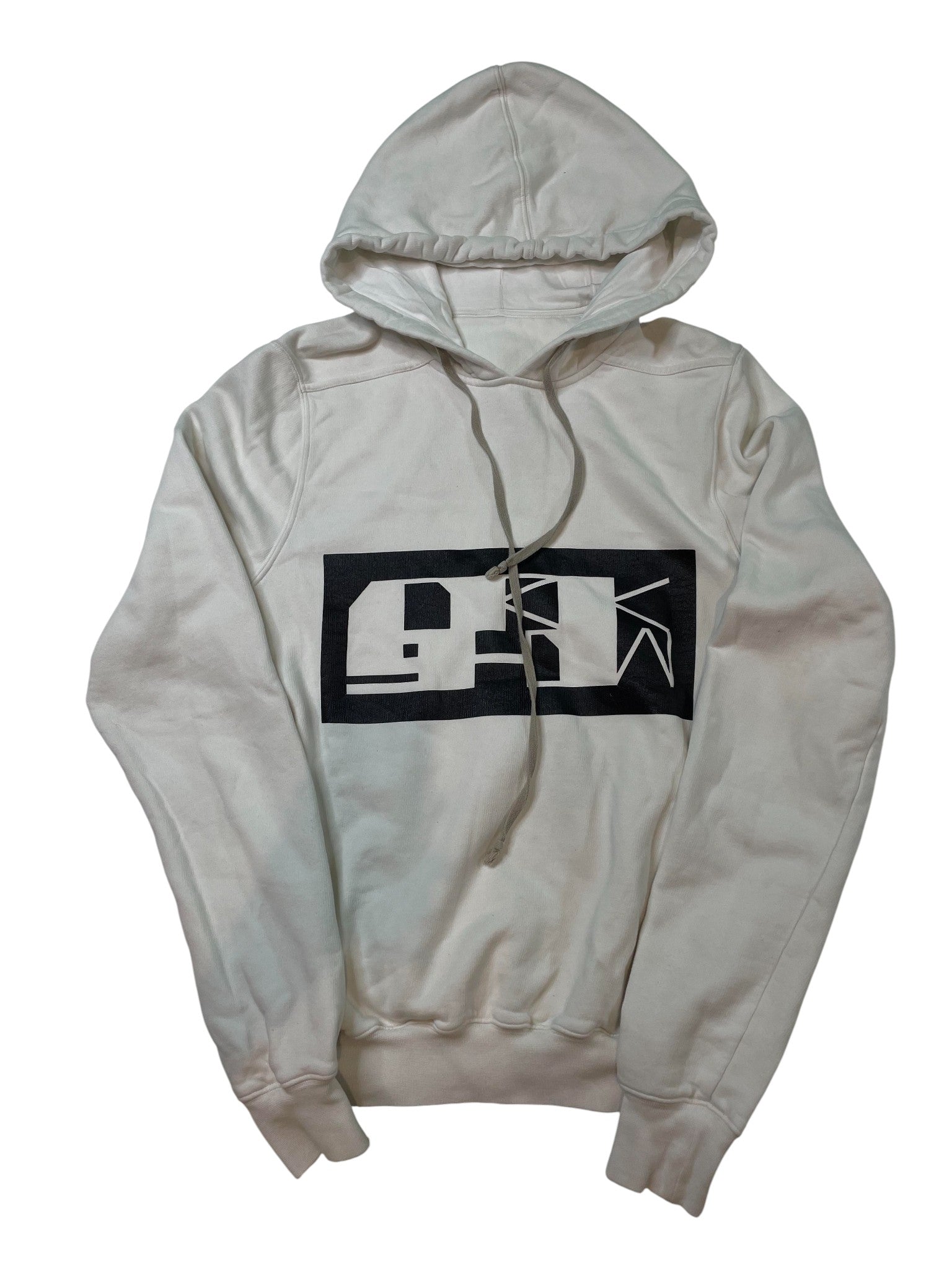 Rick Owens DRKSHDW White Hoodie