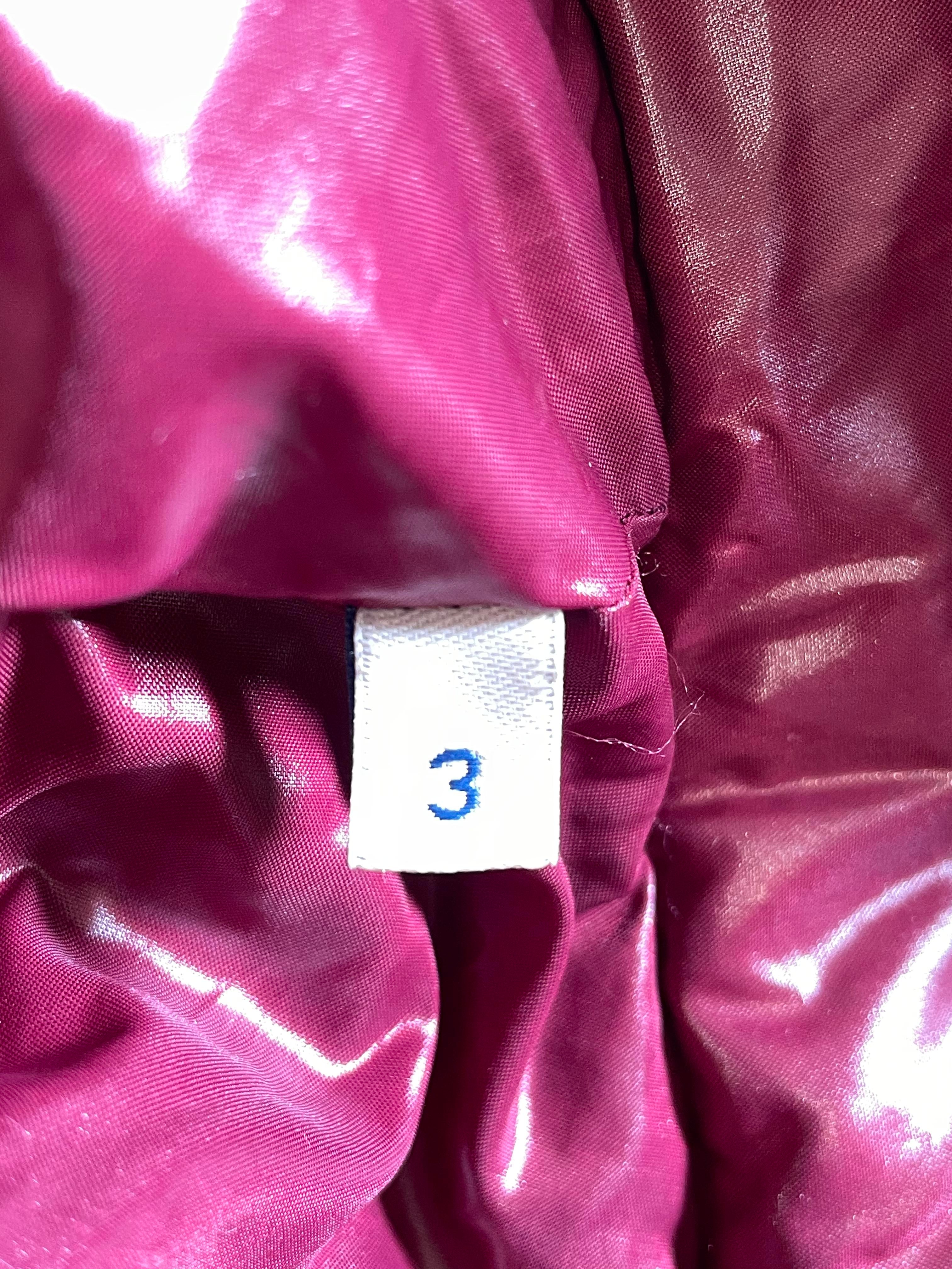 Moncler Lunetiere Burgundy Puffer Jacket