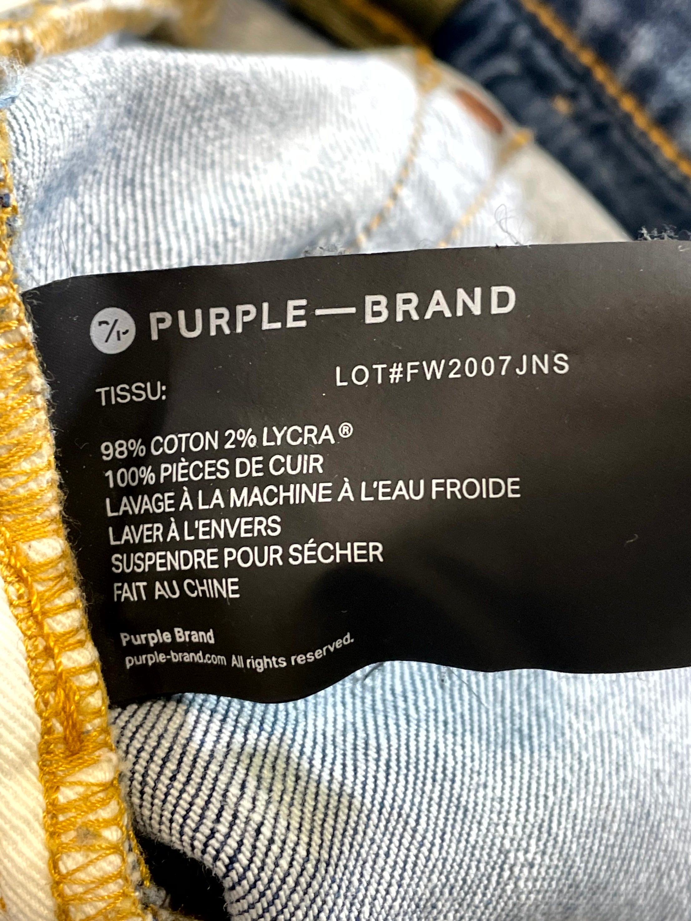 Purple Brand Light Wash Jeans