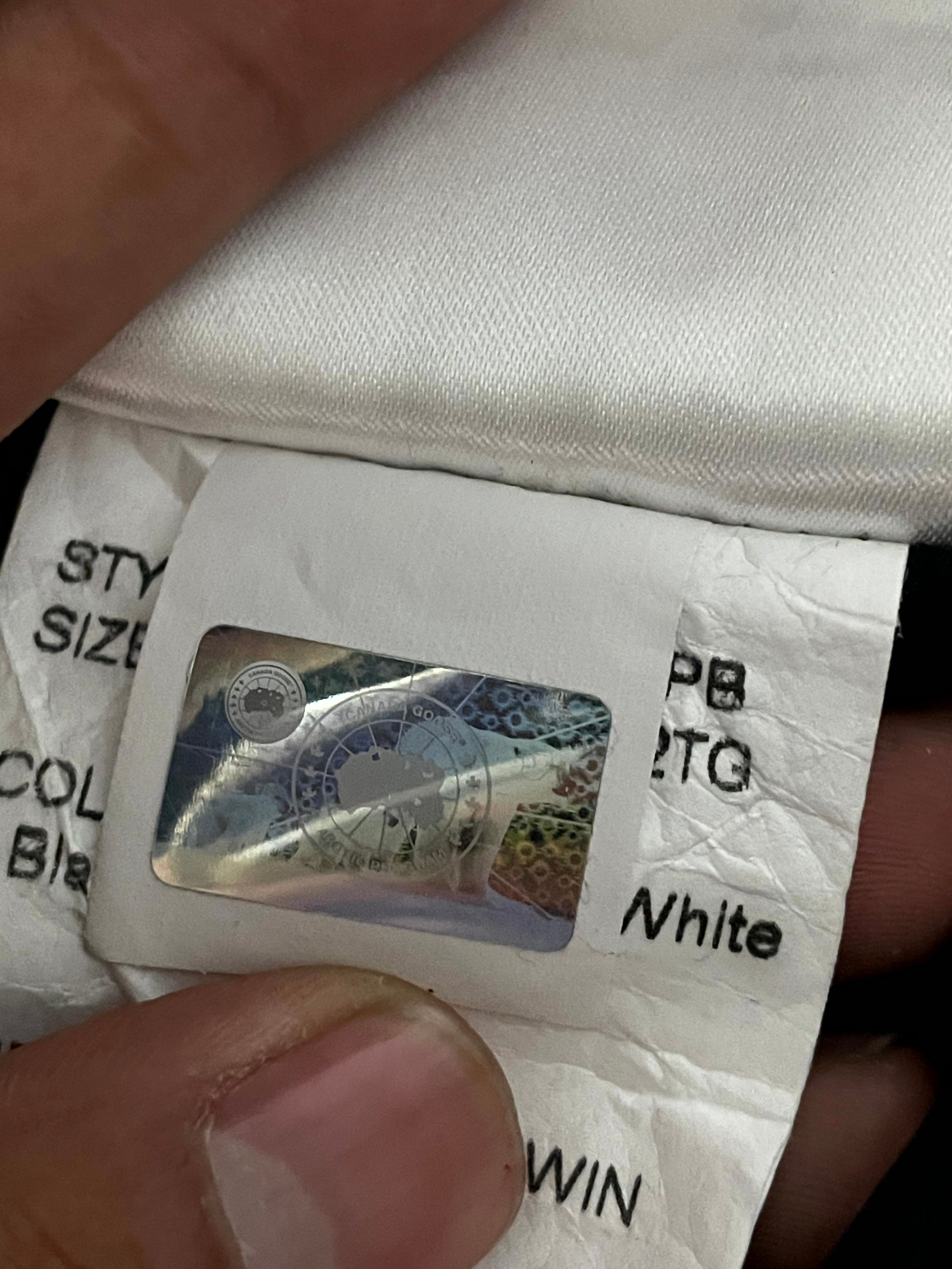 Canada Goose Puffer White Vest