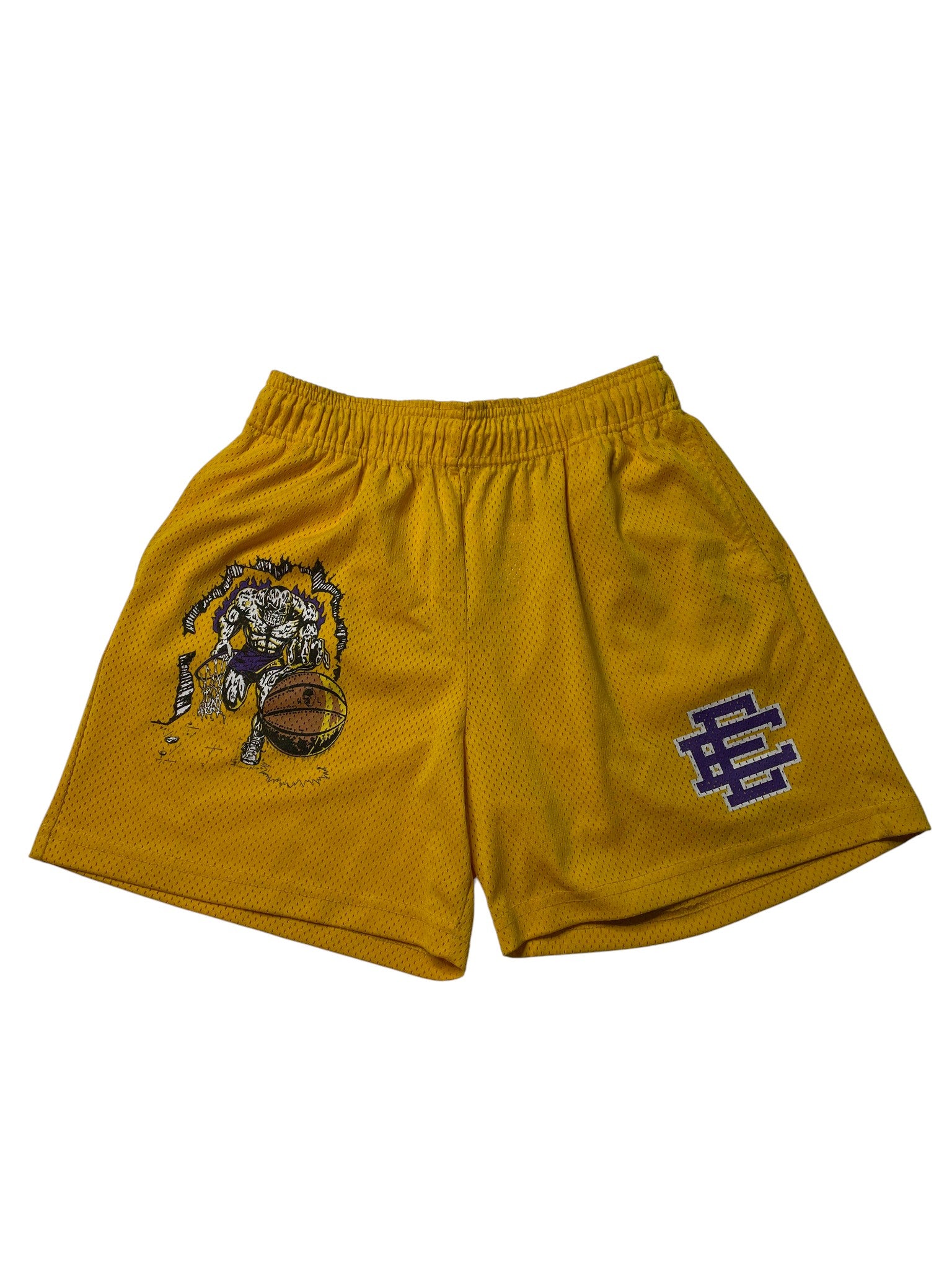 Eric Emanuel Warren Lotas Yellow Shorts