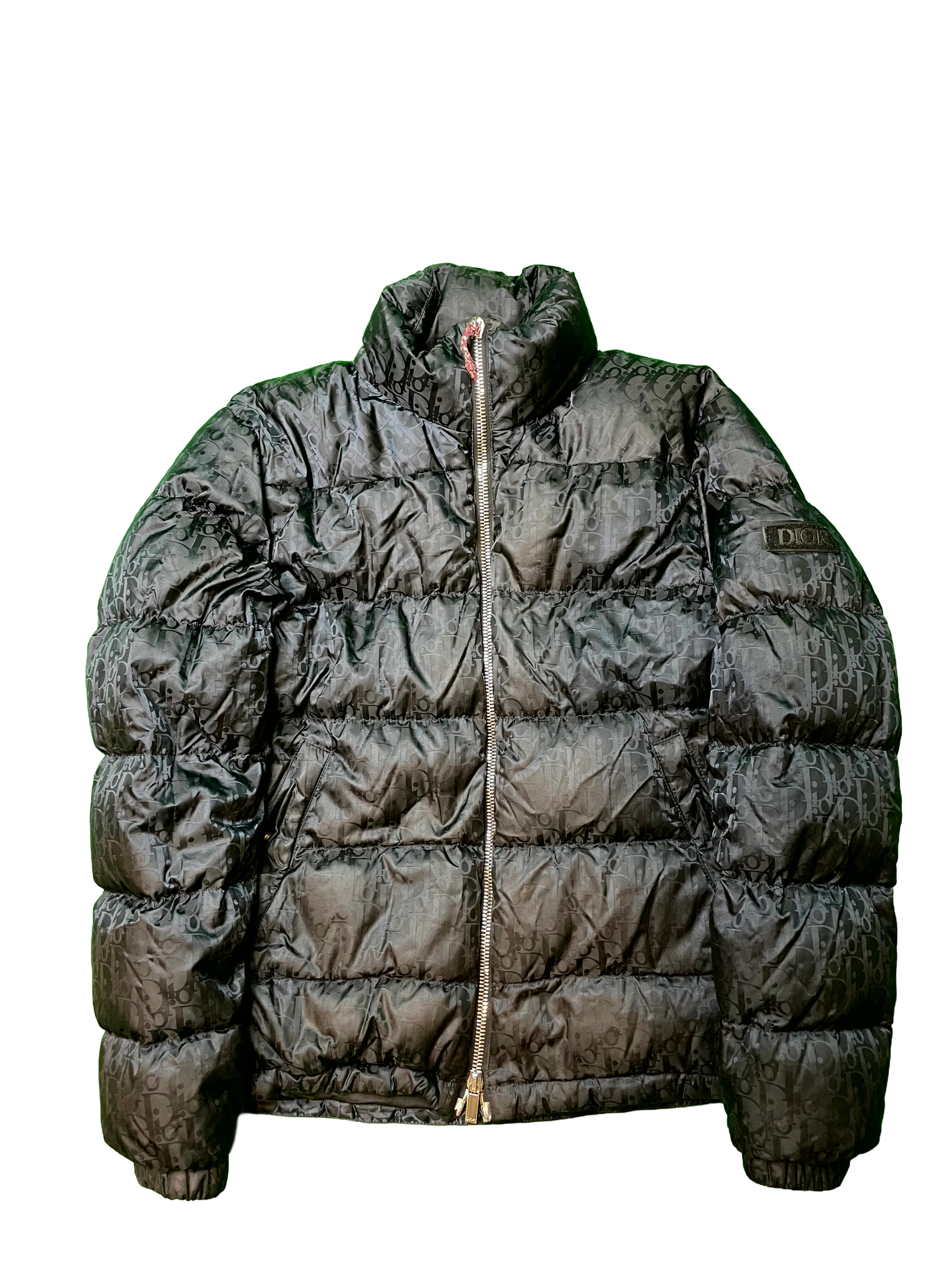 Dior Oblique Puffer Black Jacket