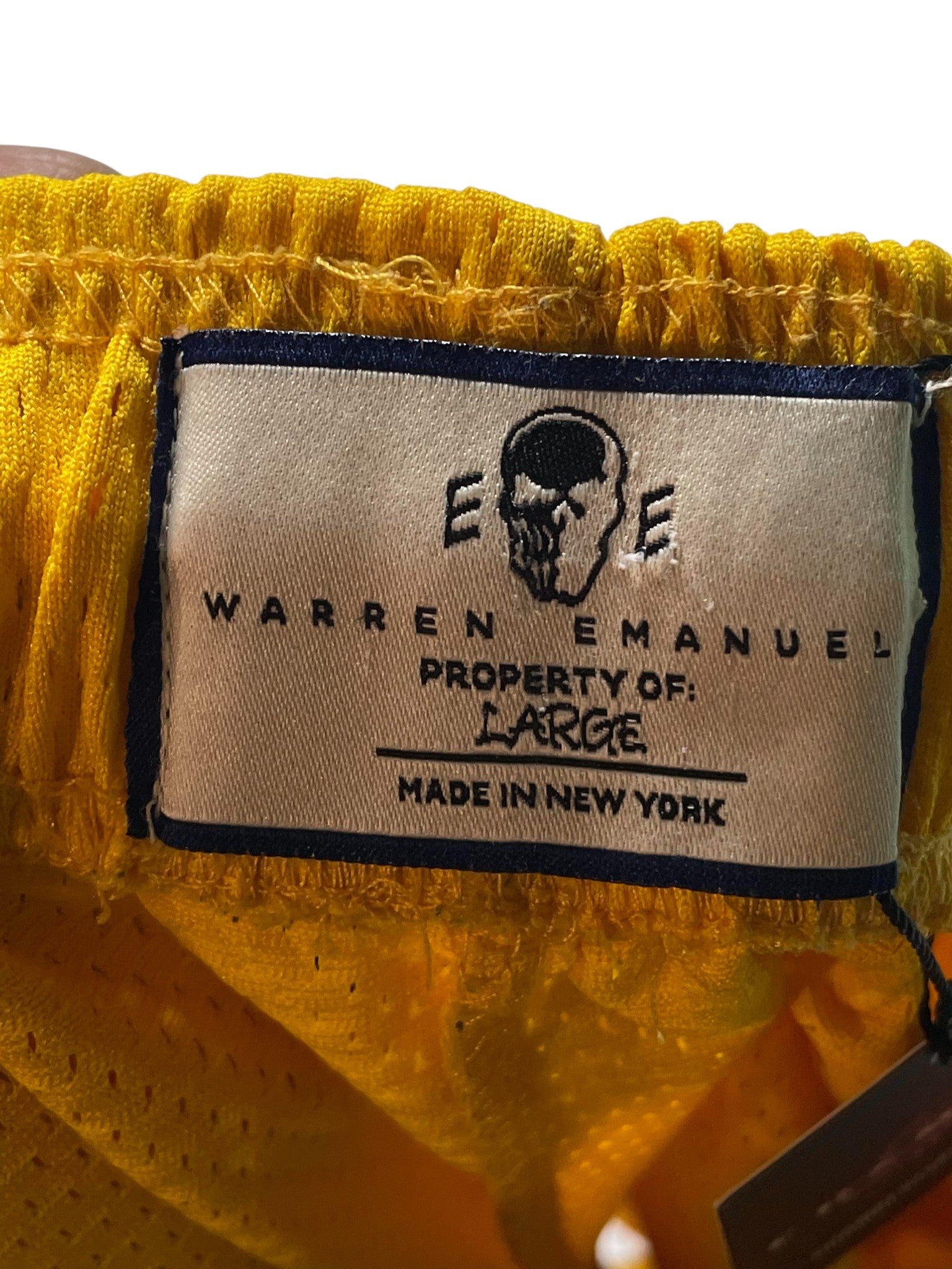 Eric Emanuel Warren Lotas Yellow Shorts