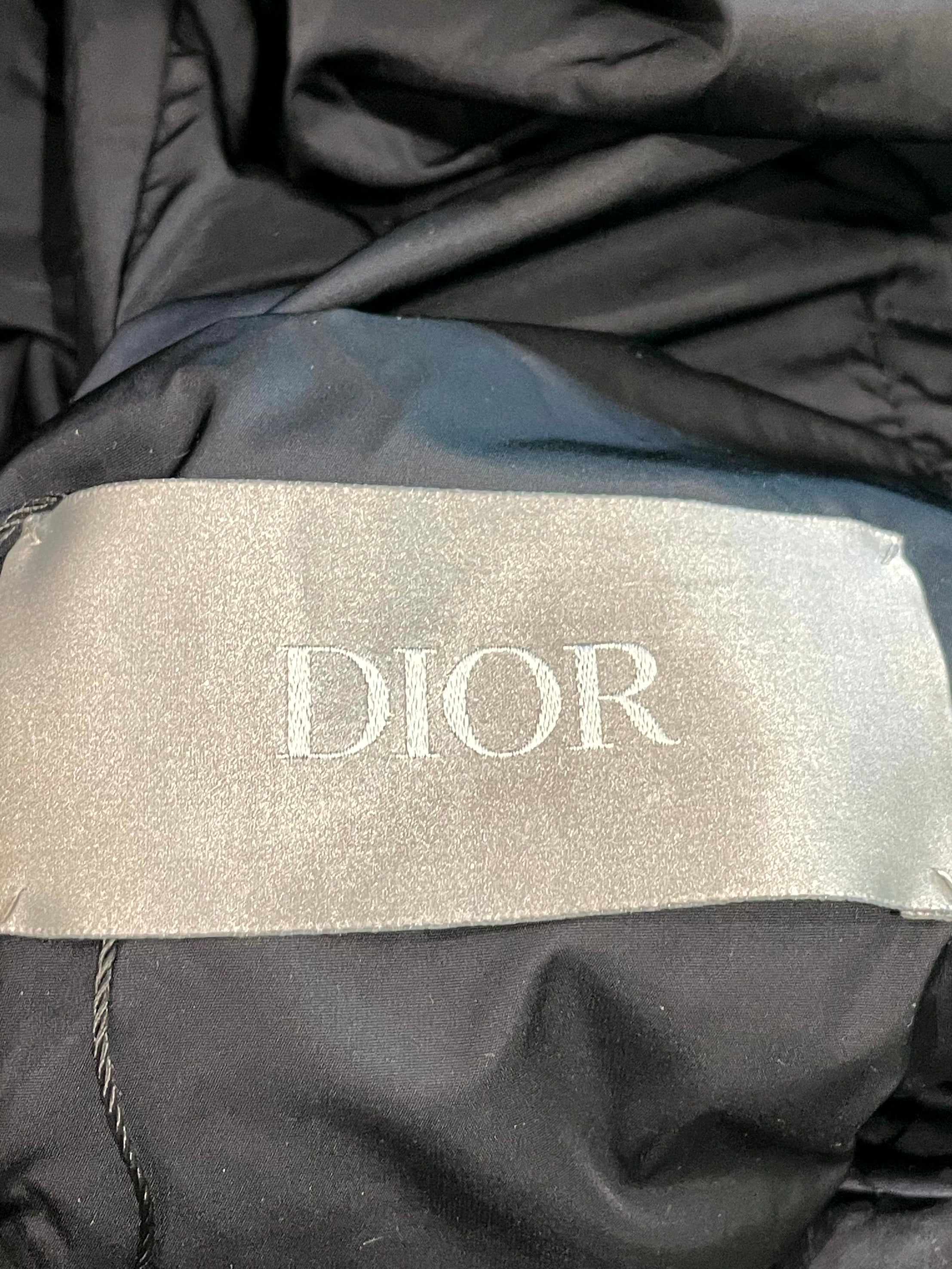 Dior Oblique Puffer Black Jacket