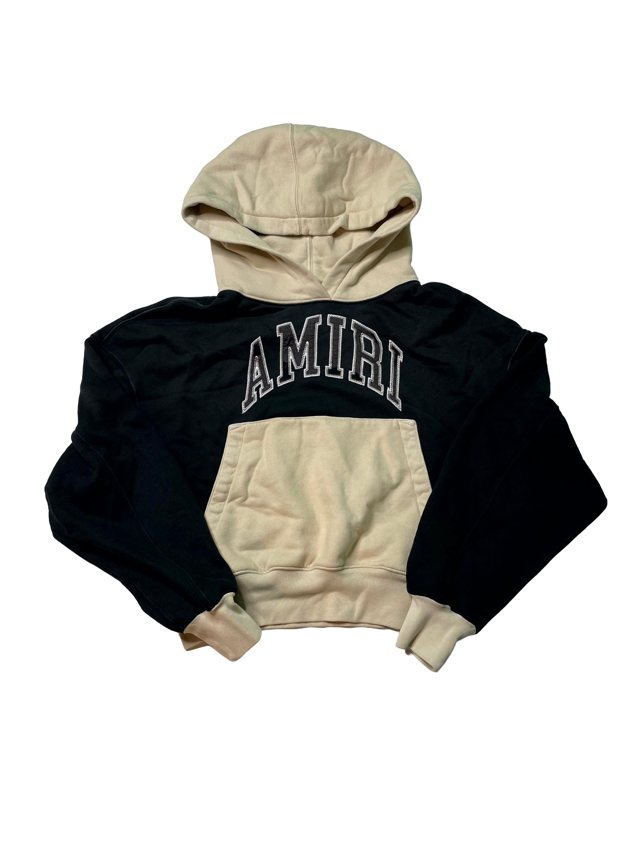 Amiri Core Logo Black & Cream Hoodie