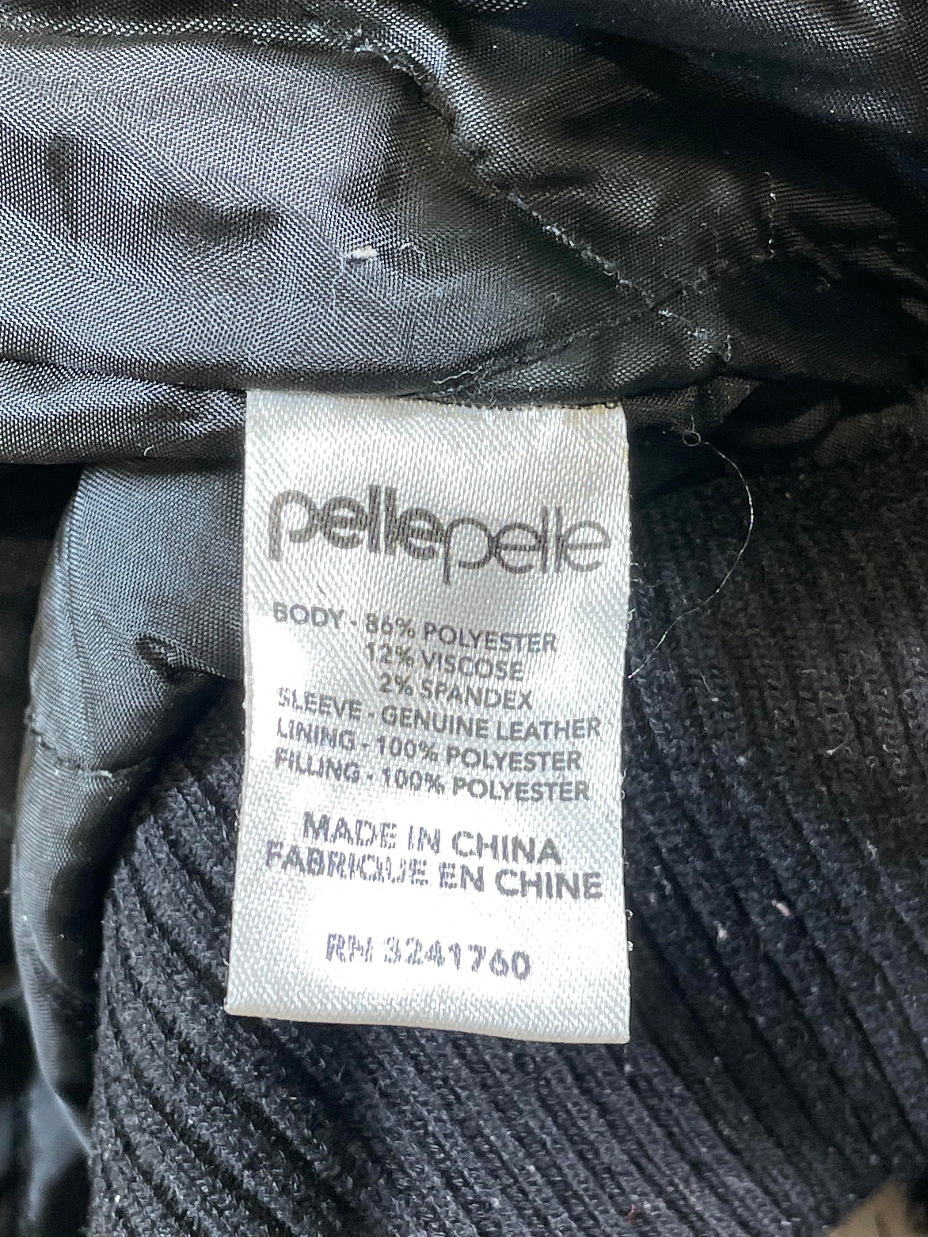 Pelle Pelle Black & Yellow Varsity Jacket
