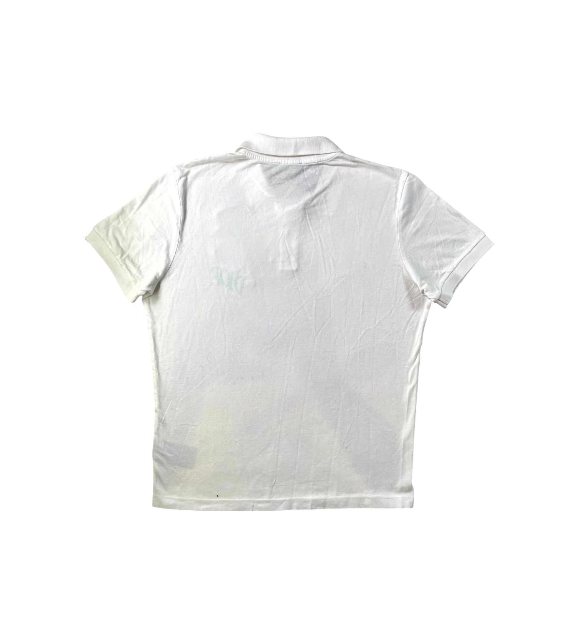 Dior Floral White Polo Shirt