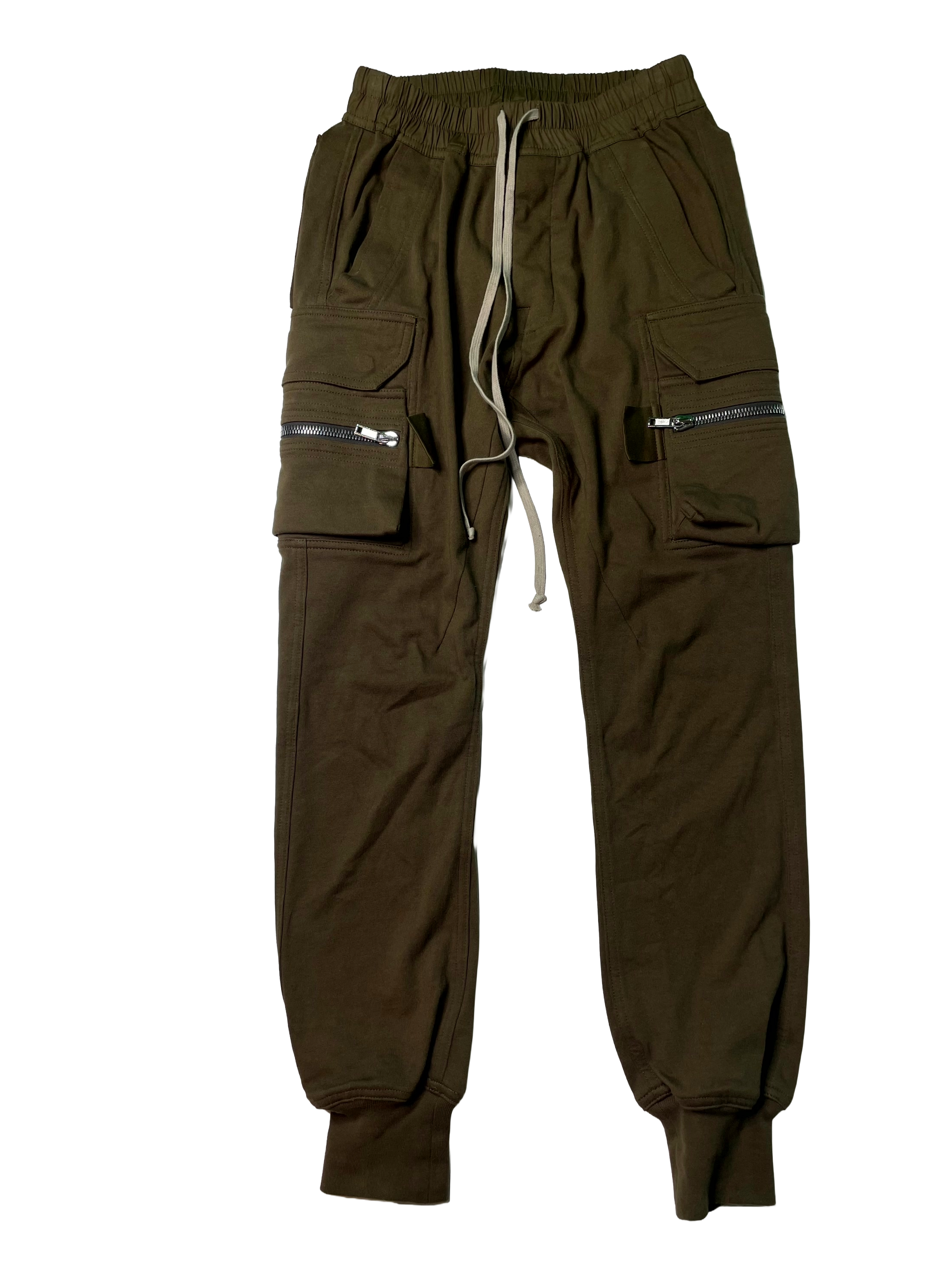 Rick Owens Olive Cargo Pants