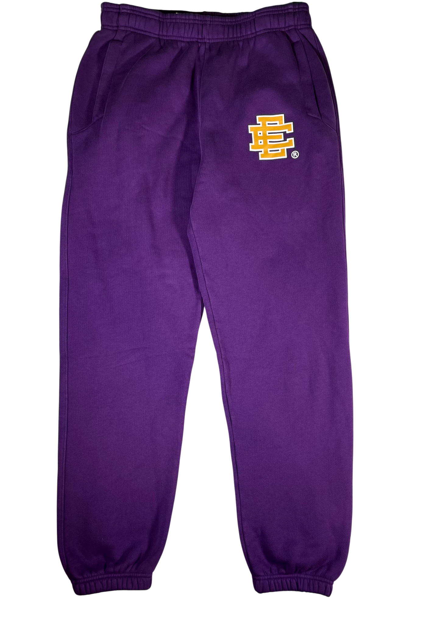 Eric Emanuel Logo Purple & Yellow Sweats