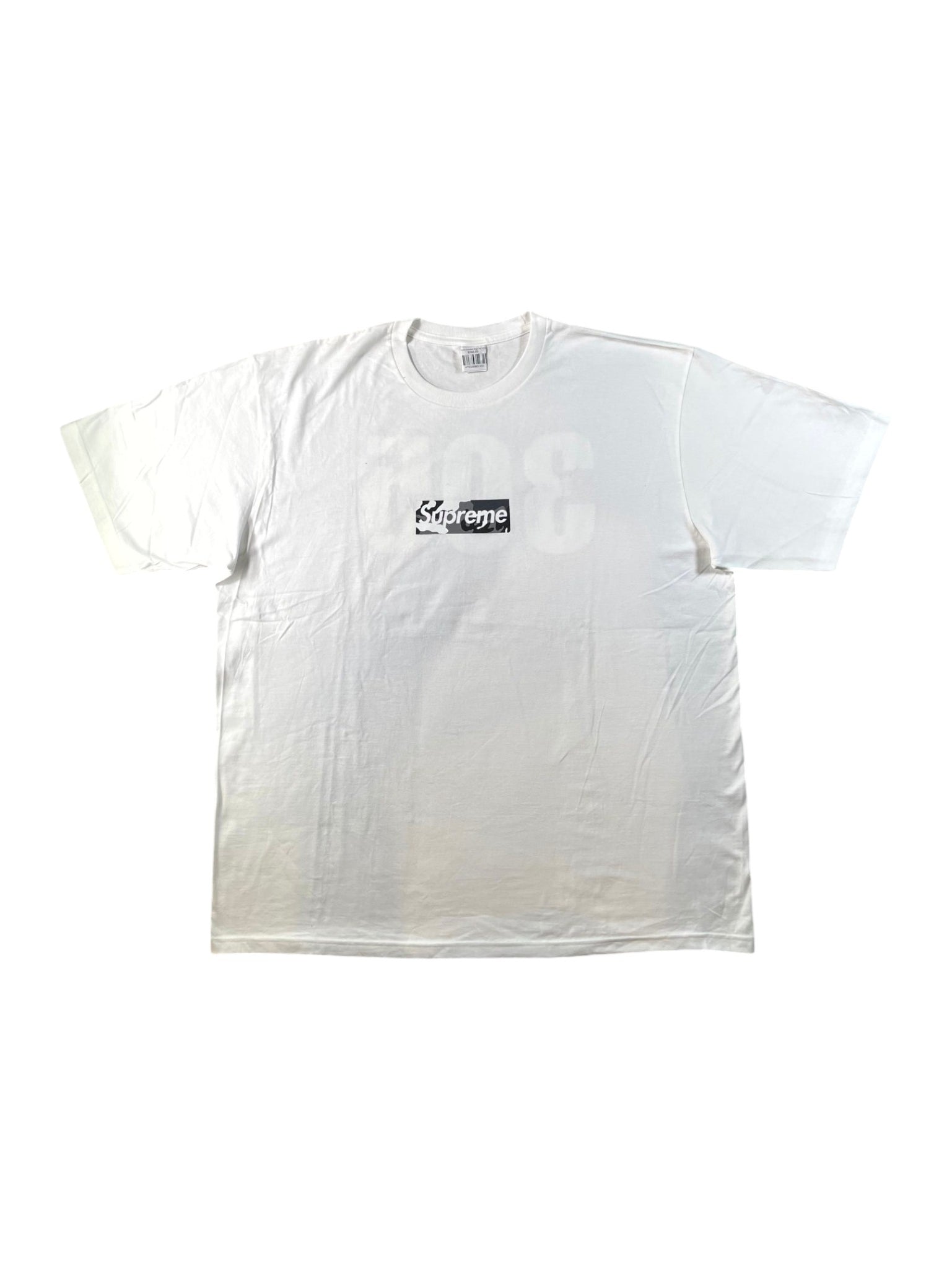 Supreme "Miami Exclusive Bogo" Camo White Tee