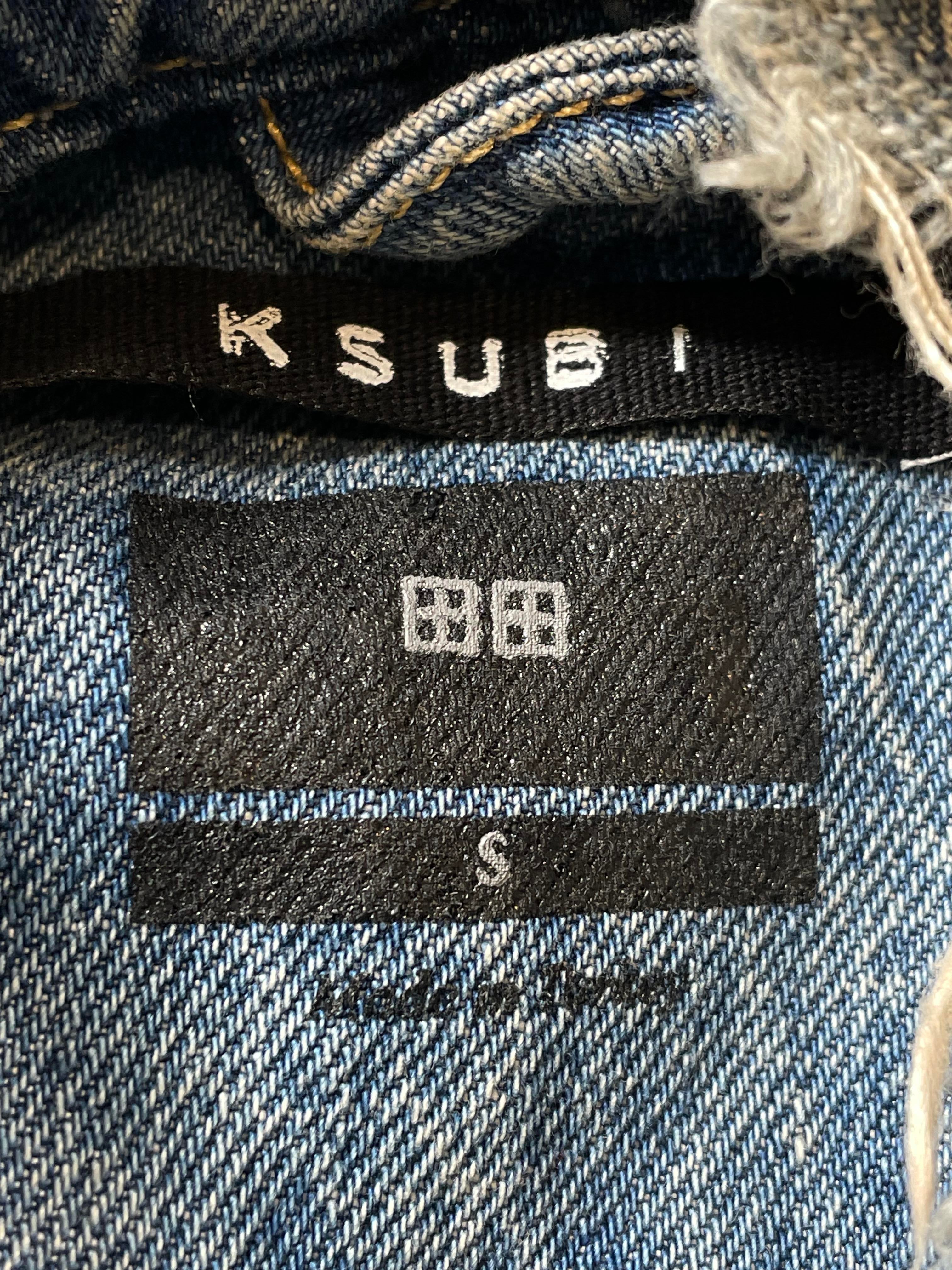 Ksubi Distressed Denim Jacket