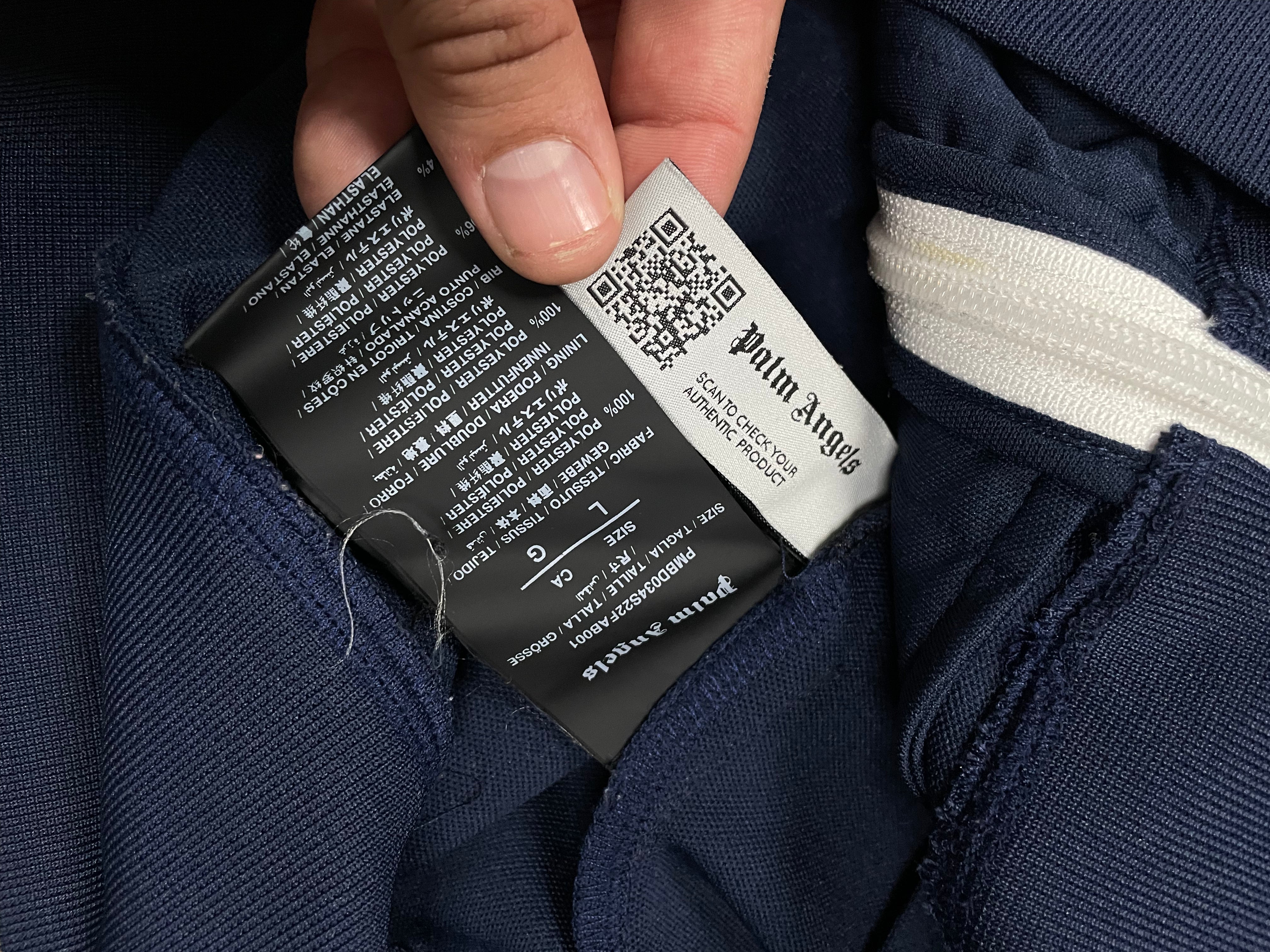 Palm Angel Tracksuit Navy Red White Used Large (Medium Pants)