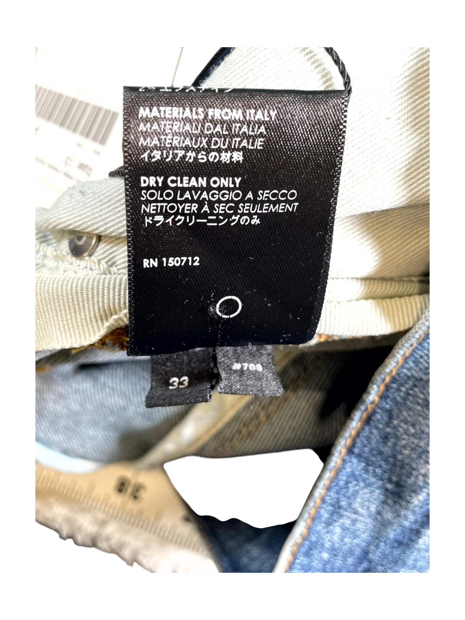 Amiri "Classic Denim Patch MX2" Deep Jeans
