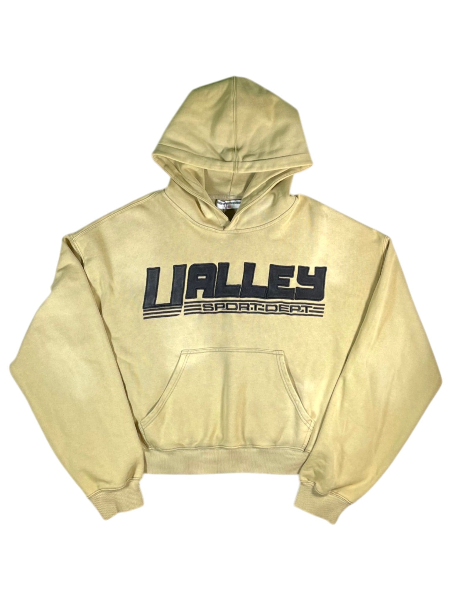 Vale Pale Valley Sport Dept Yellow & Black Hoodie