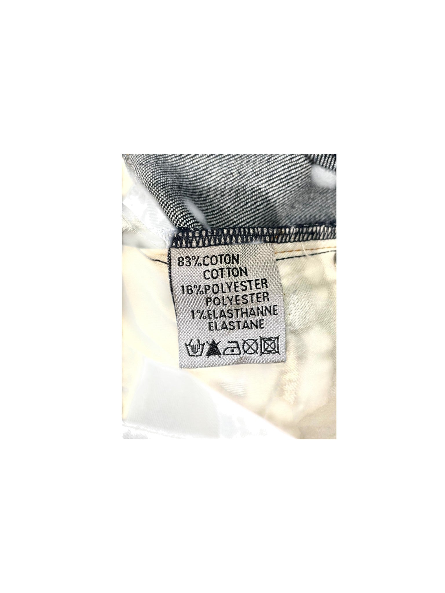 Dior "Selvedge Cuff Logo" Navy Jeans