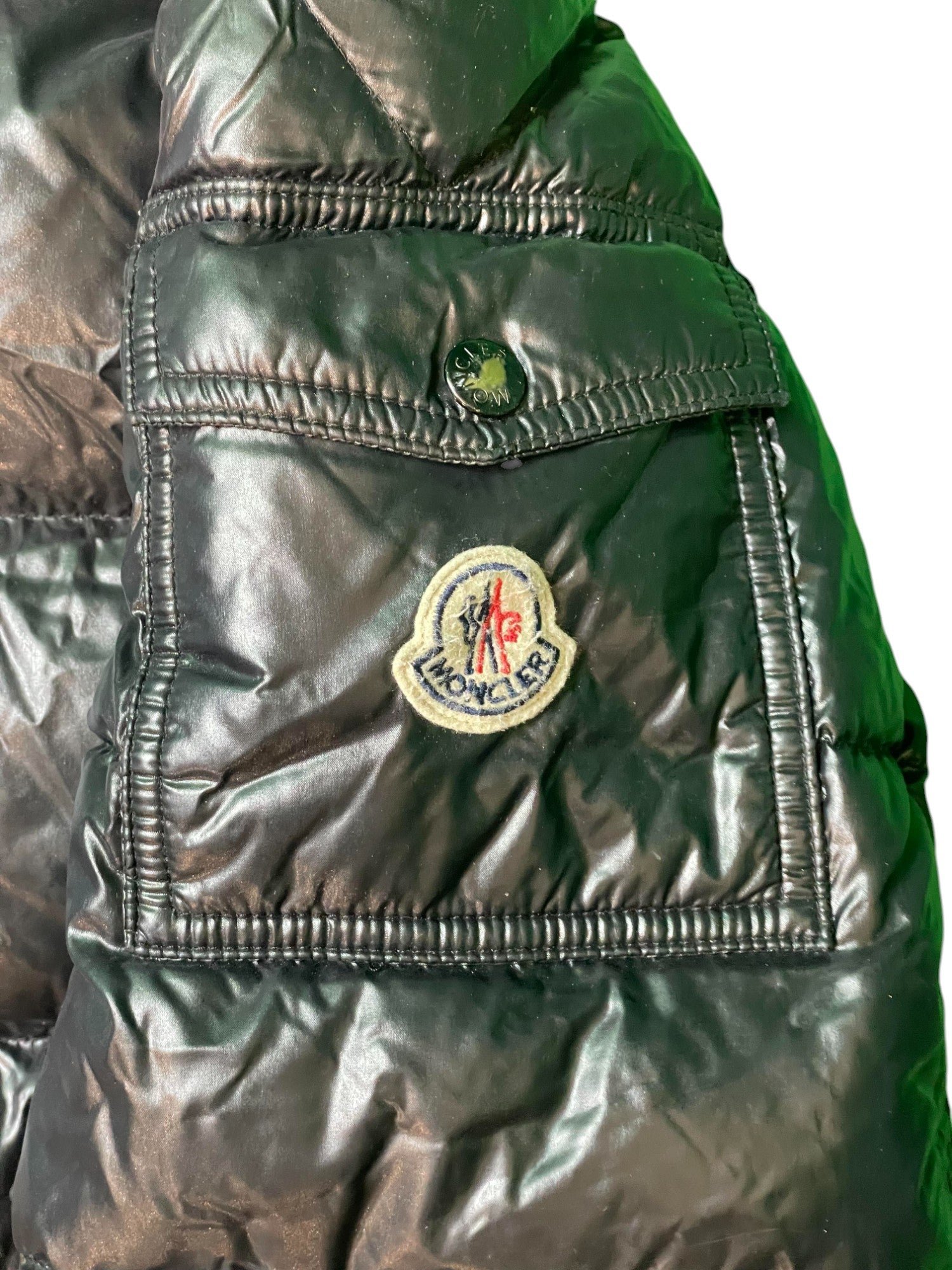 Moncler "Maya" Black Puffer Coat