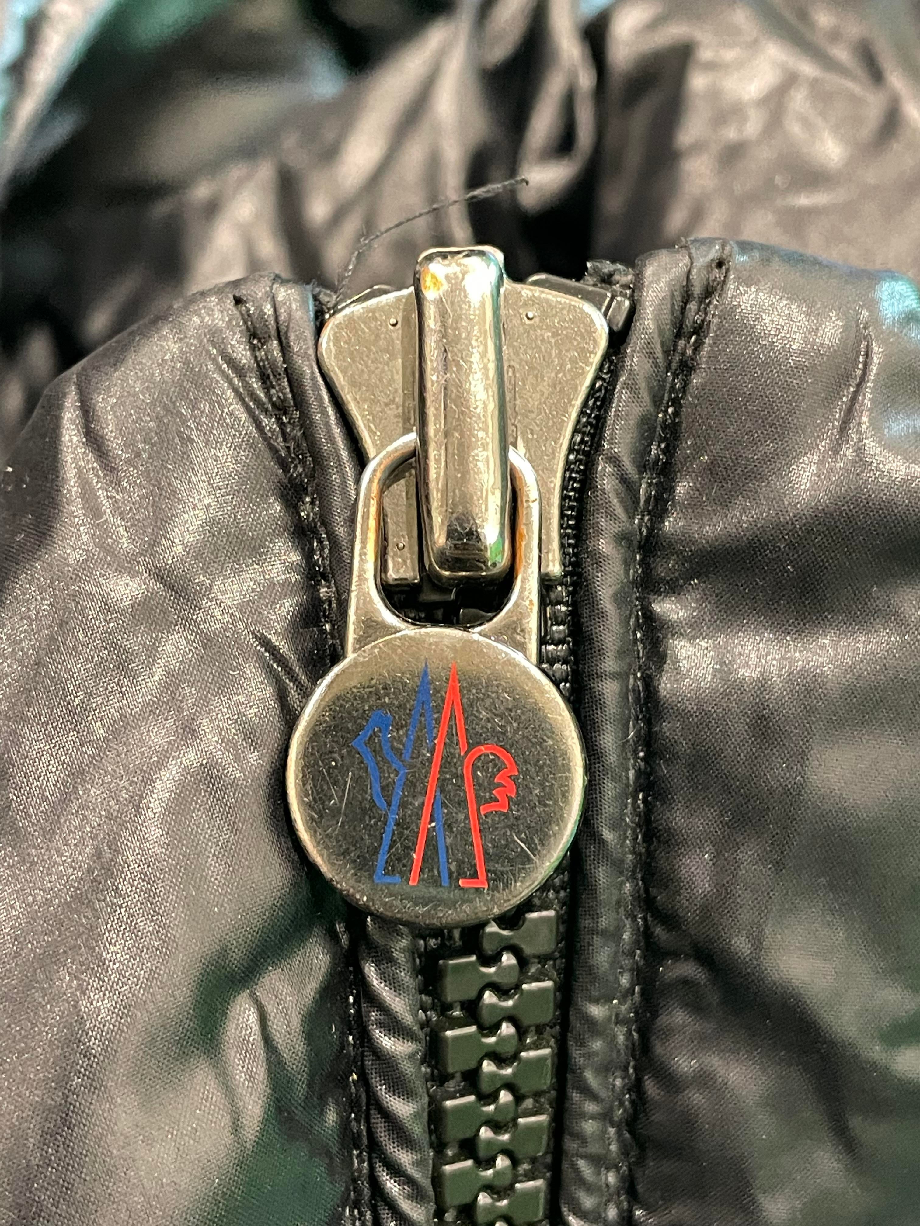 Moncler "Maya" Black Puffer Coat