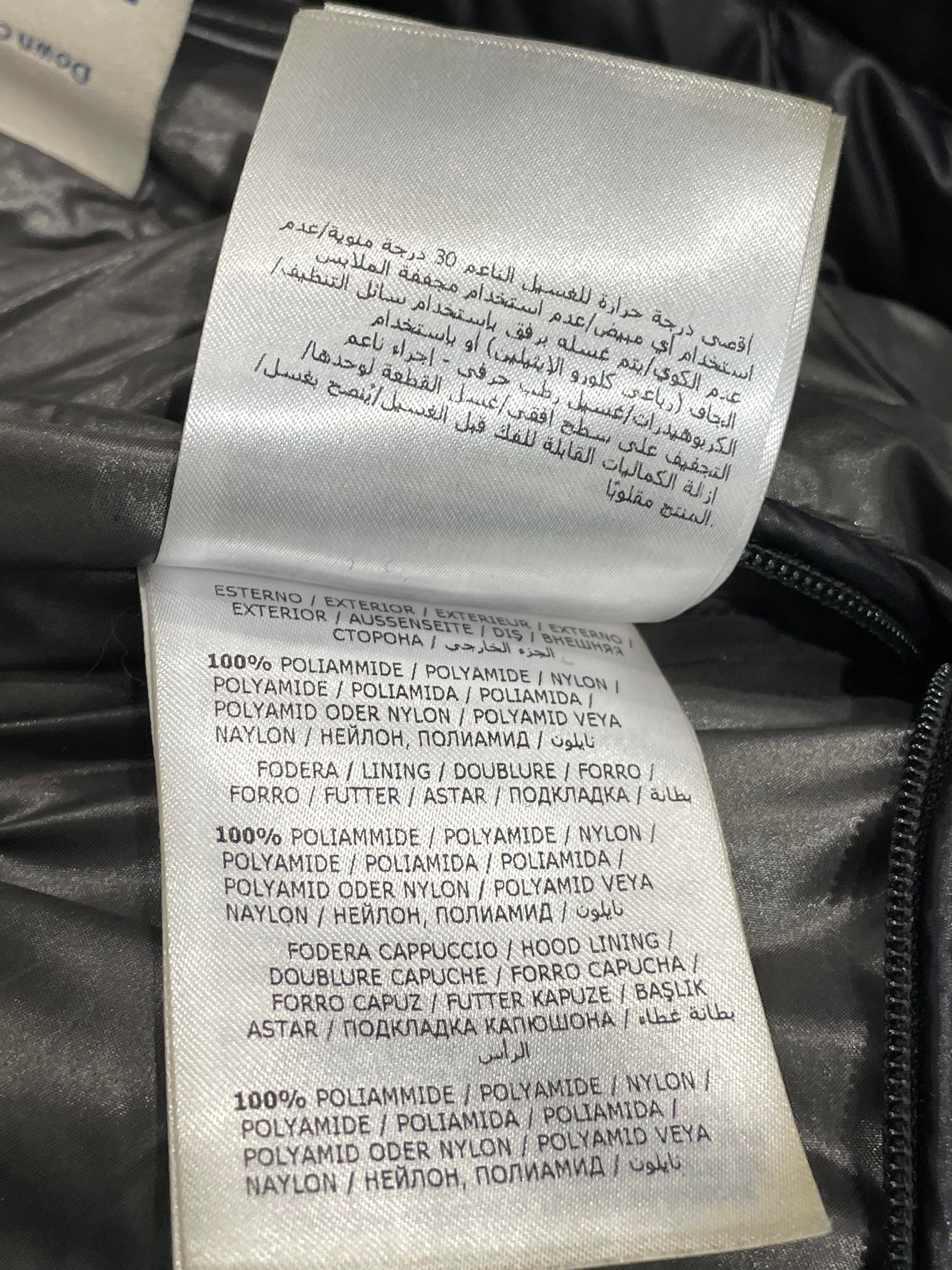 Moncler "Maya" Black Puffer Coat