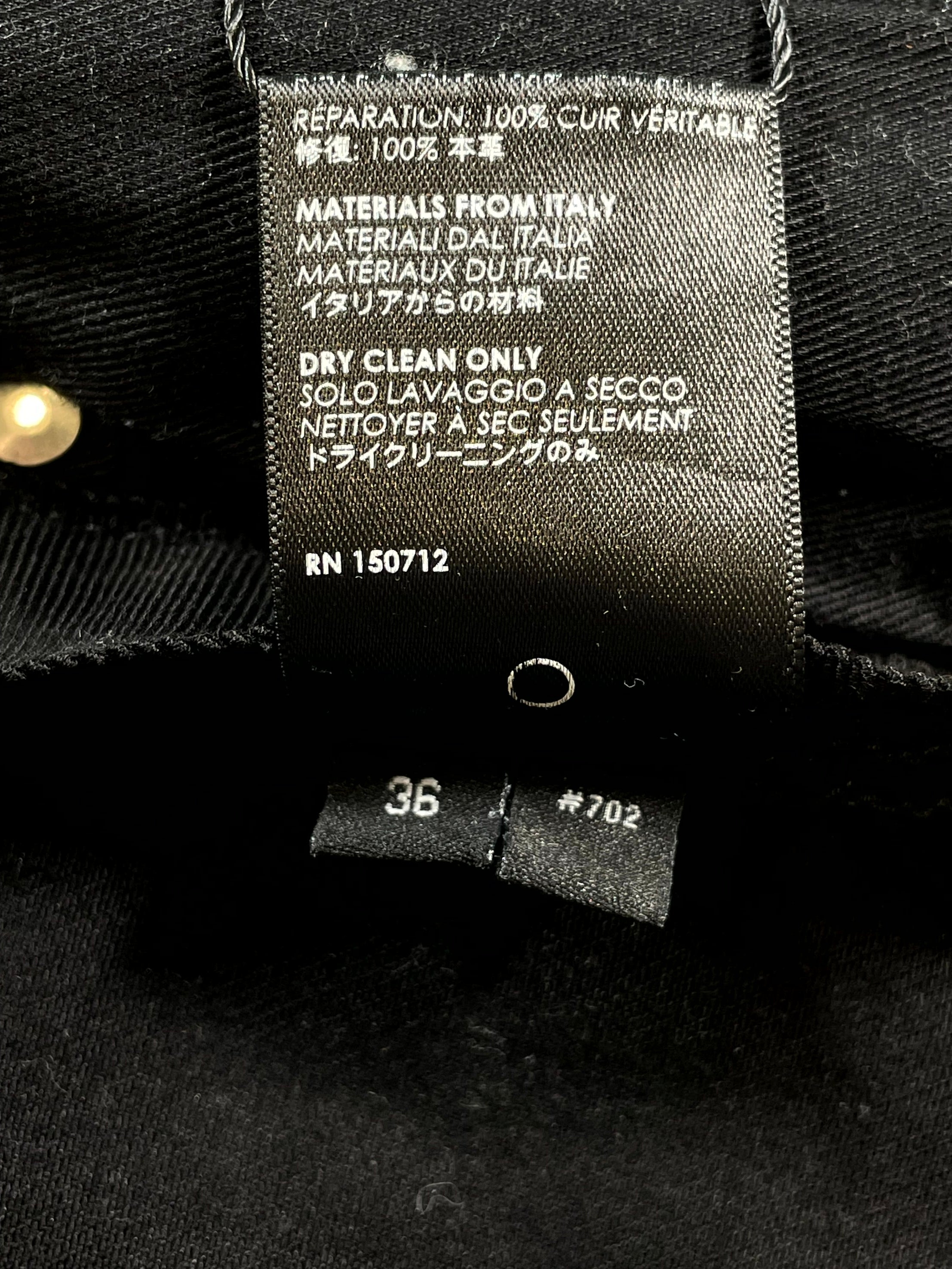 Amiri MX1 Quilted Patch Black Jeans