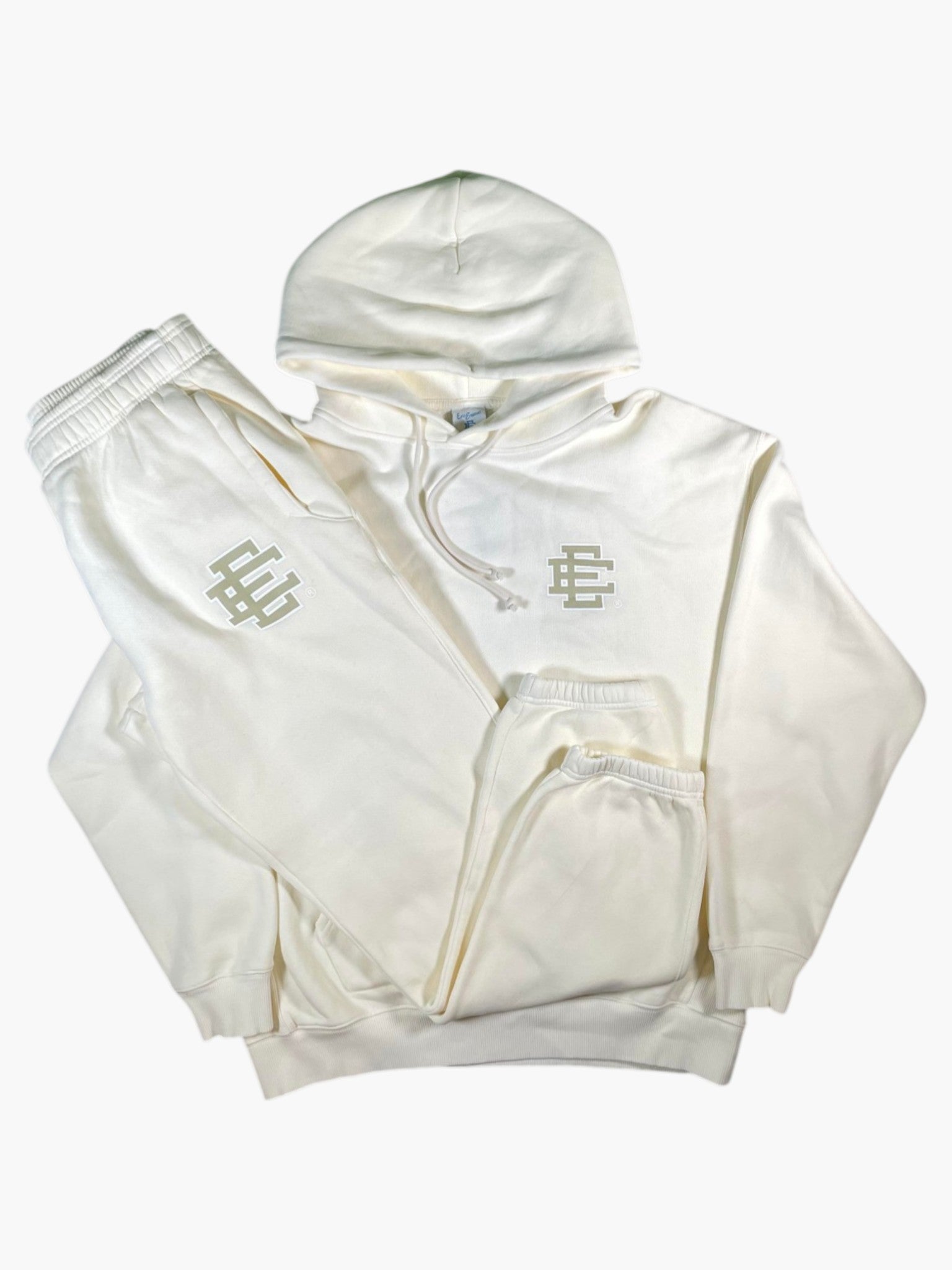 Eric Emanuel Cream Green Sweatsuit