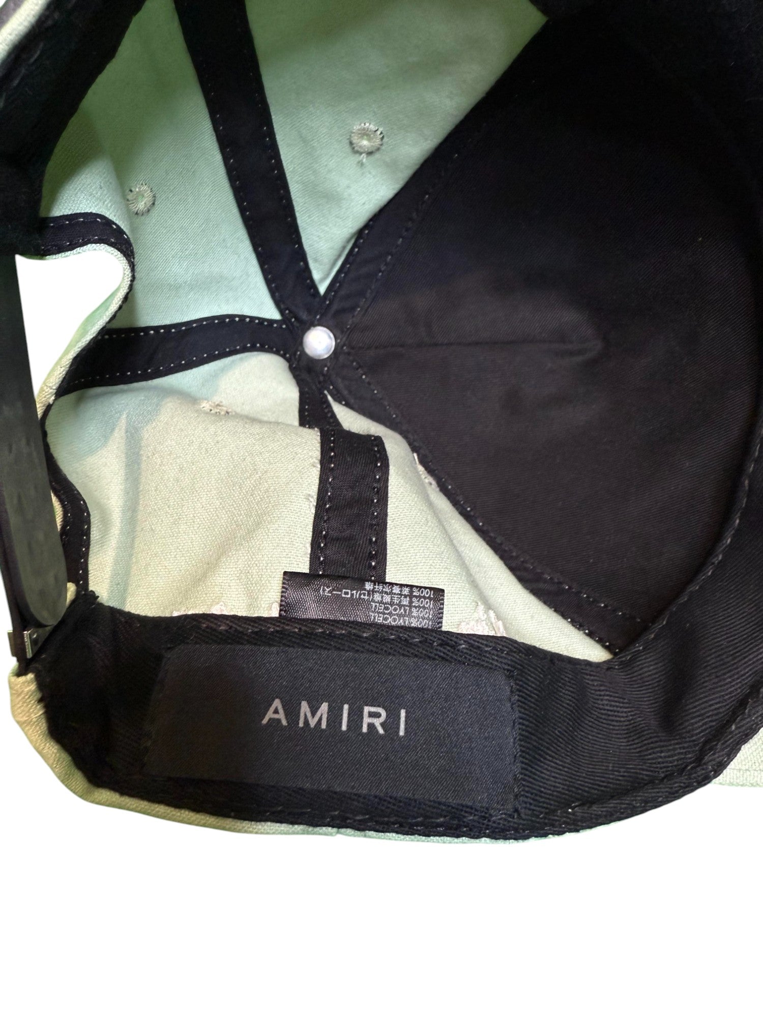 Amiri MA Fuzz Lime Hat