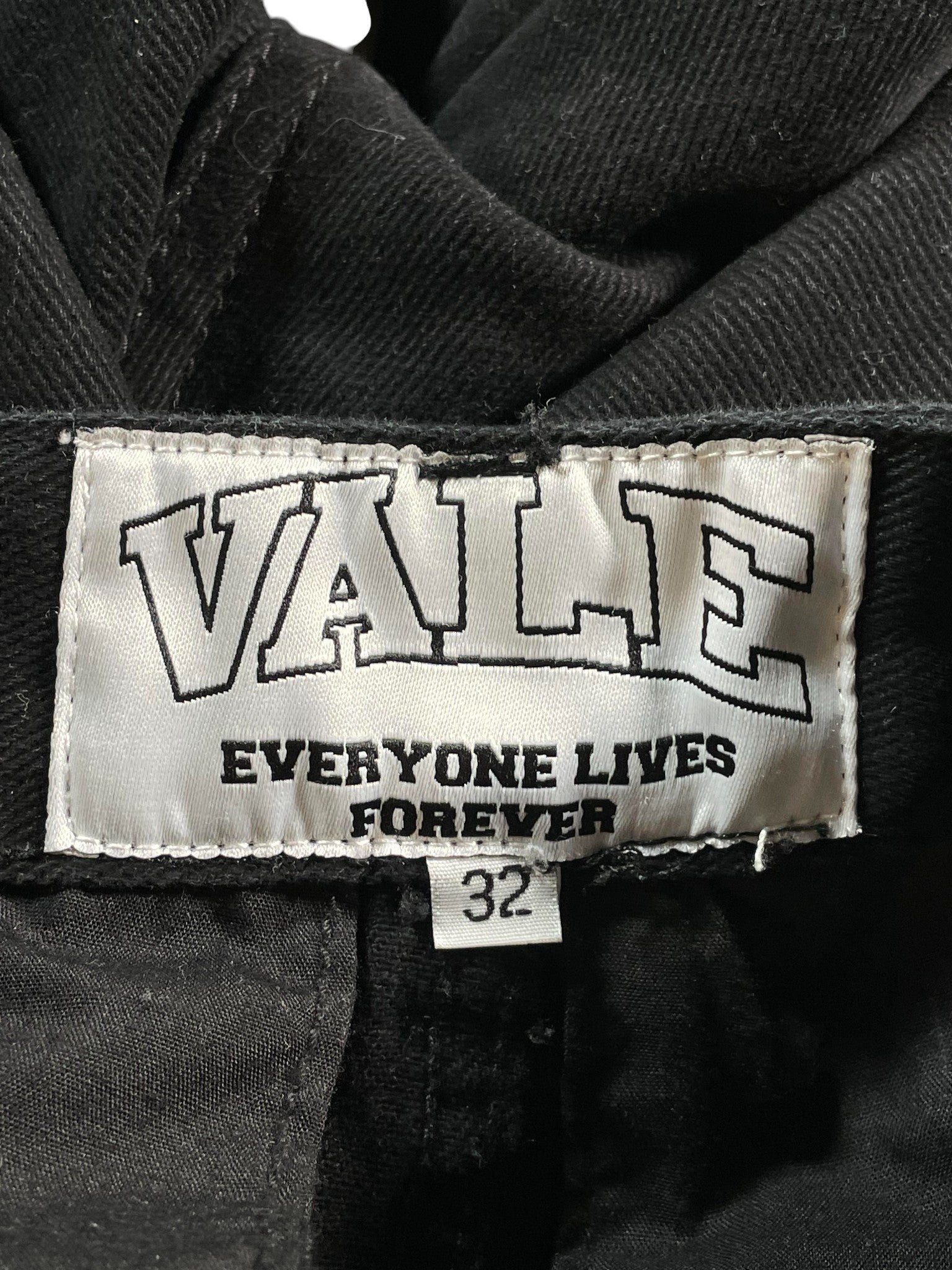 Vale Black Black Cargo Pants