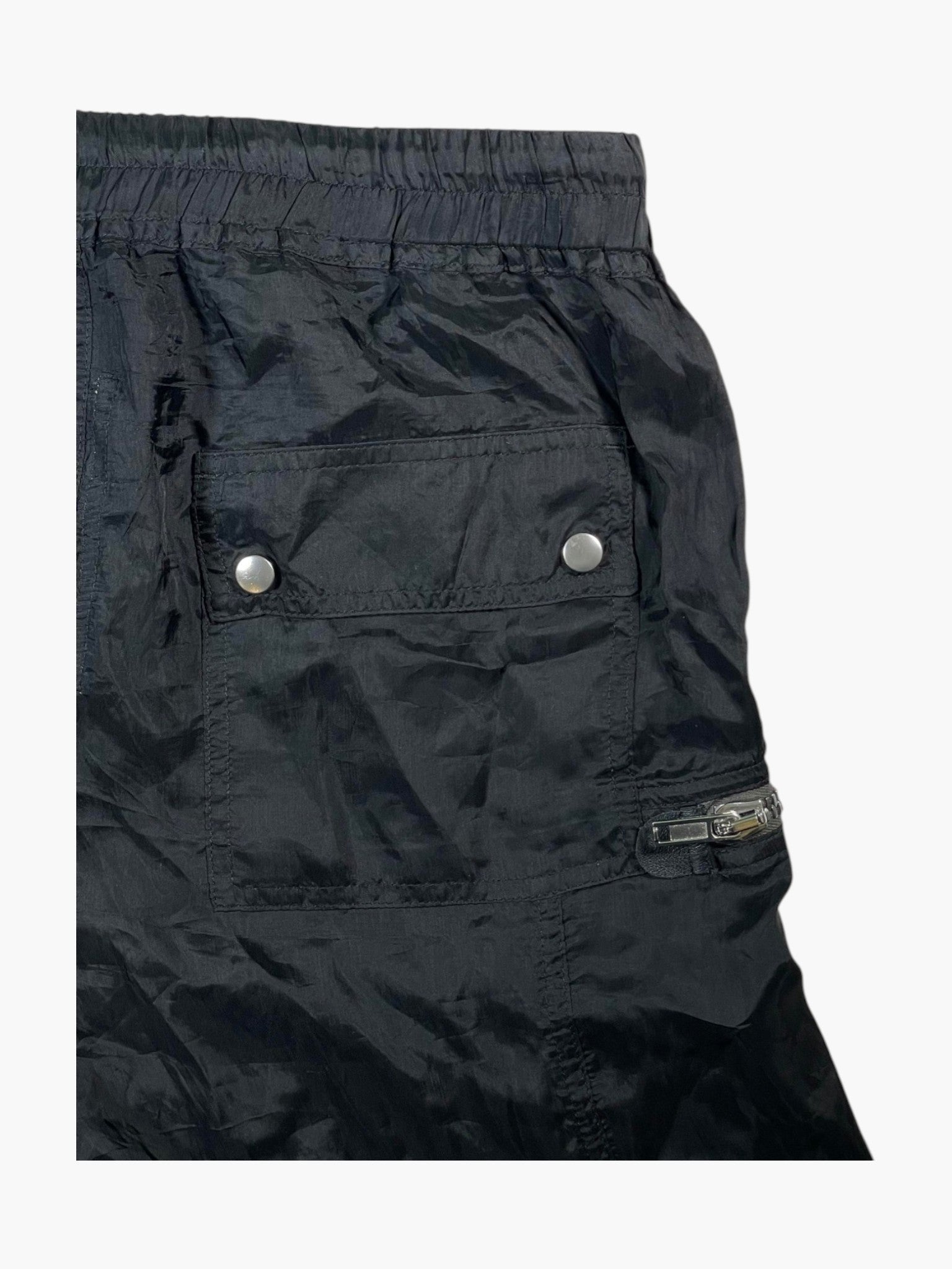 Rick Owens Bauhaus Nylon Black Cargos