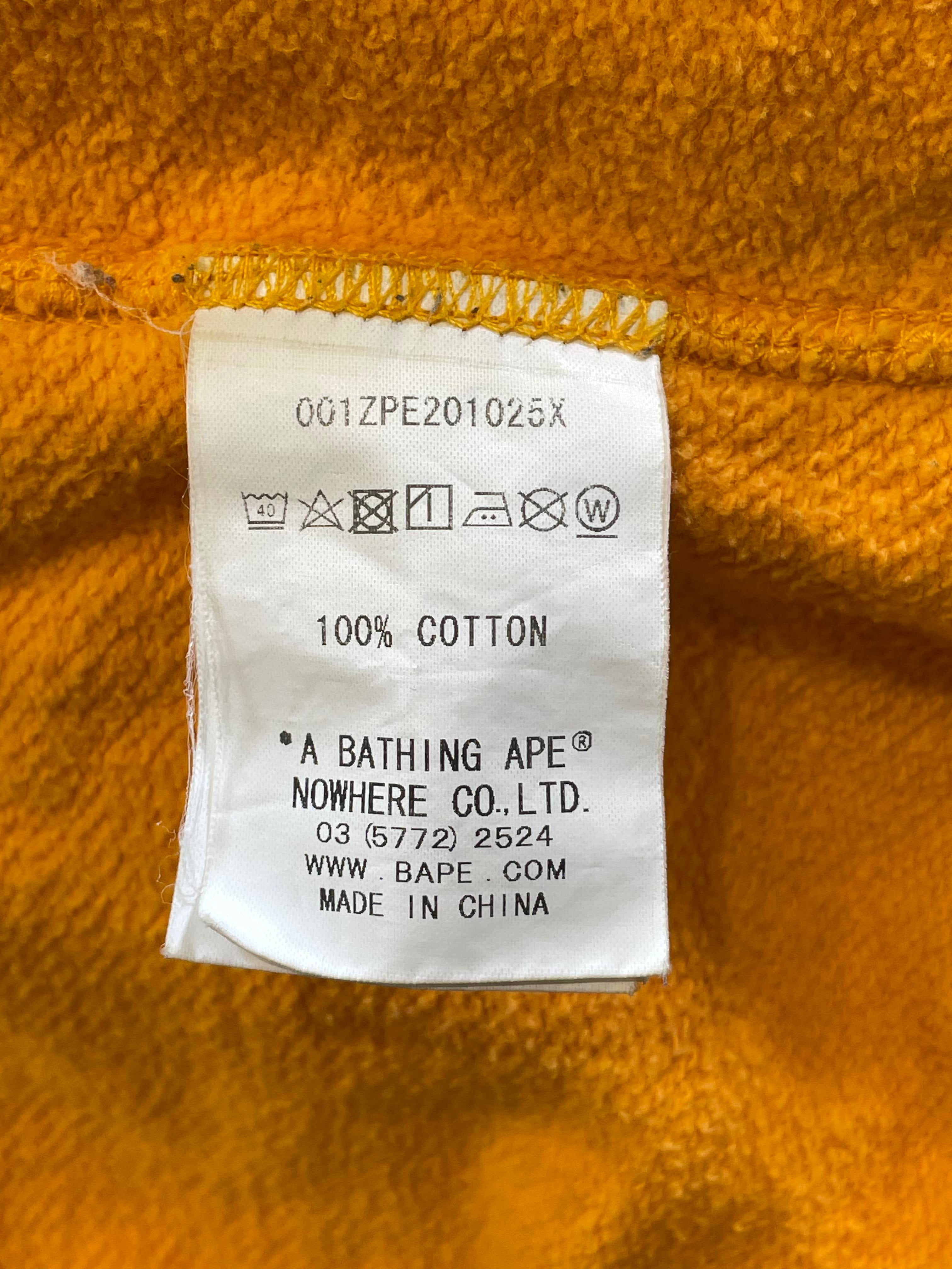 Bape Camo Orange Zip Up Hoodie