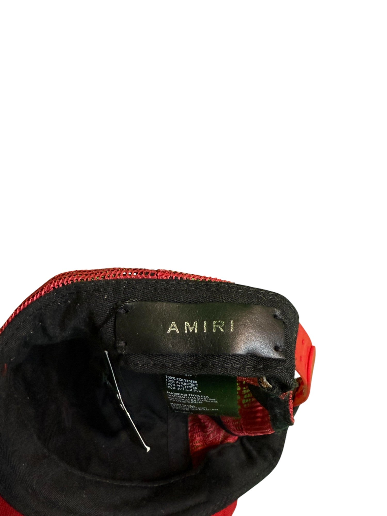 Amiri "Wild Ones" Red Trucker Cap