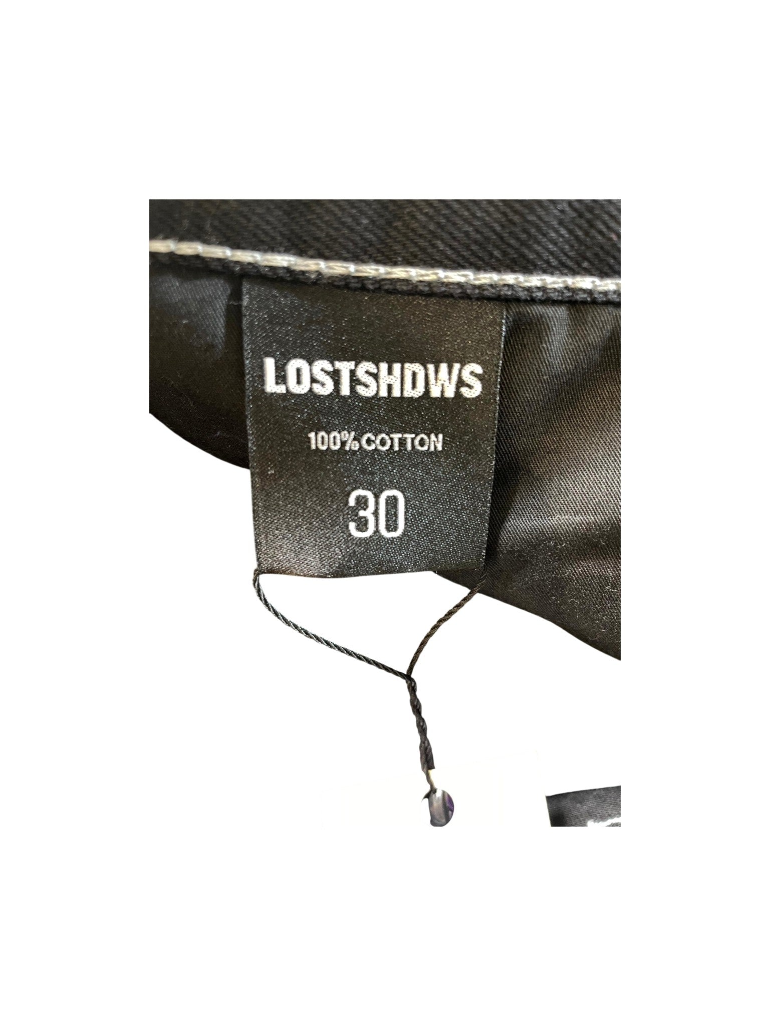 LOST SHDWS Outline Black & Baby Blue Jeans