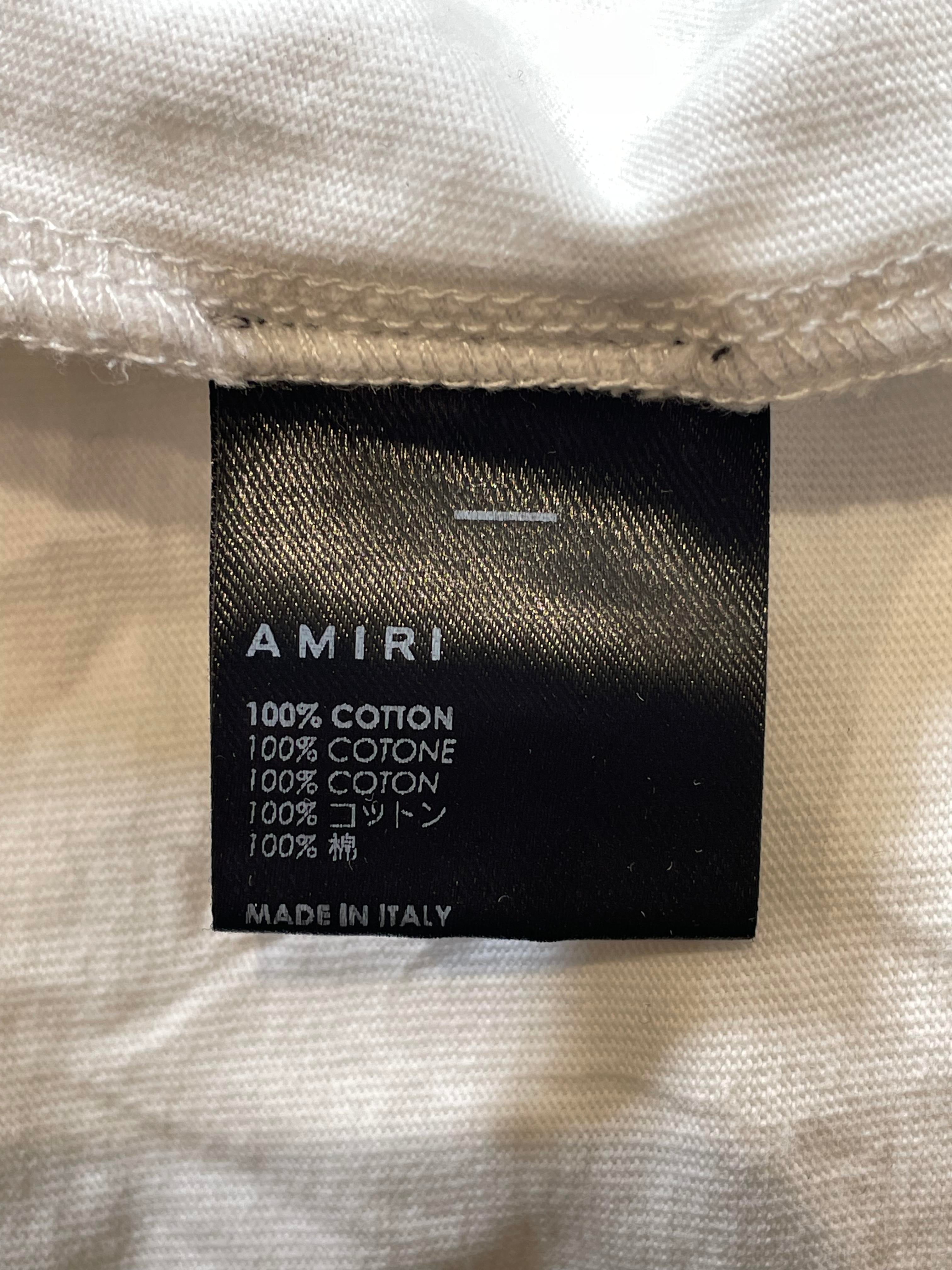 Amiri 'MA Logo' White Tee