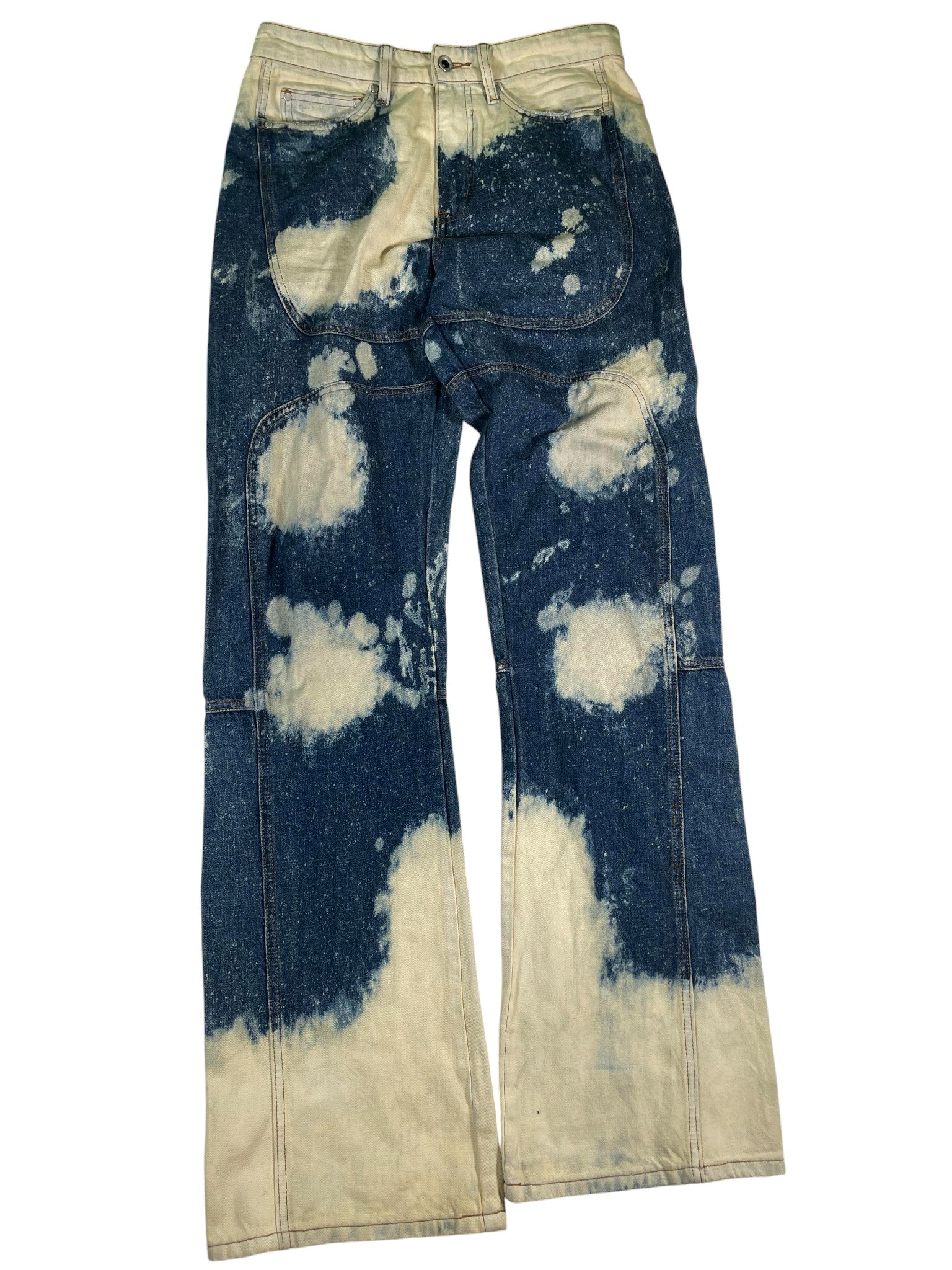 Who Decides War Acid Wash & Blue Plain Jeans