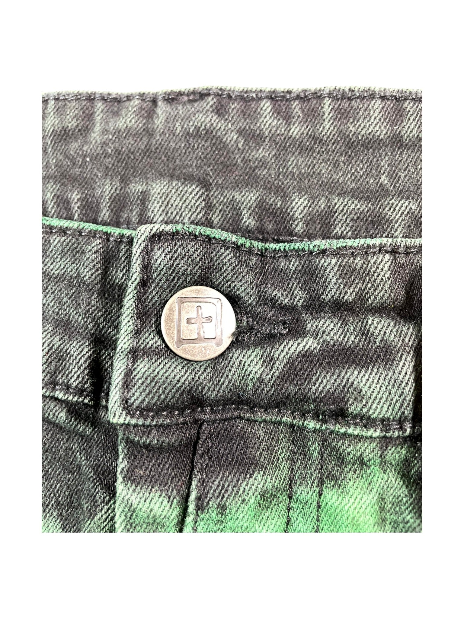 Ksubi "Van Winkle" Black & Green Jeans