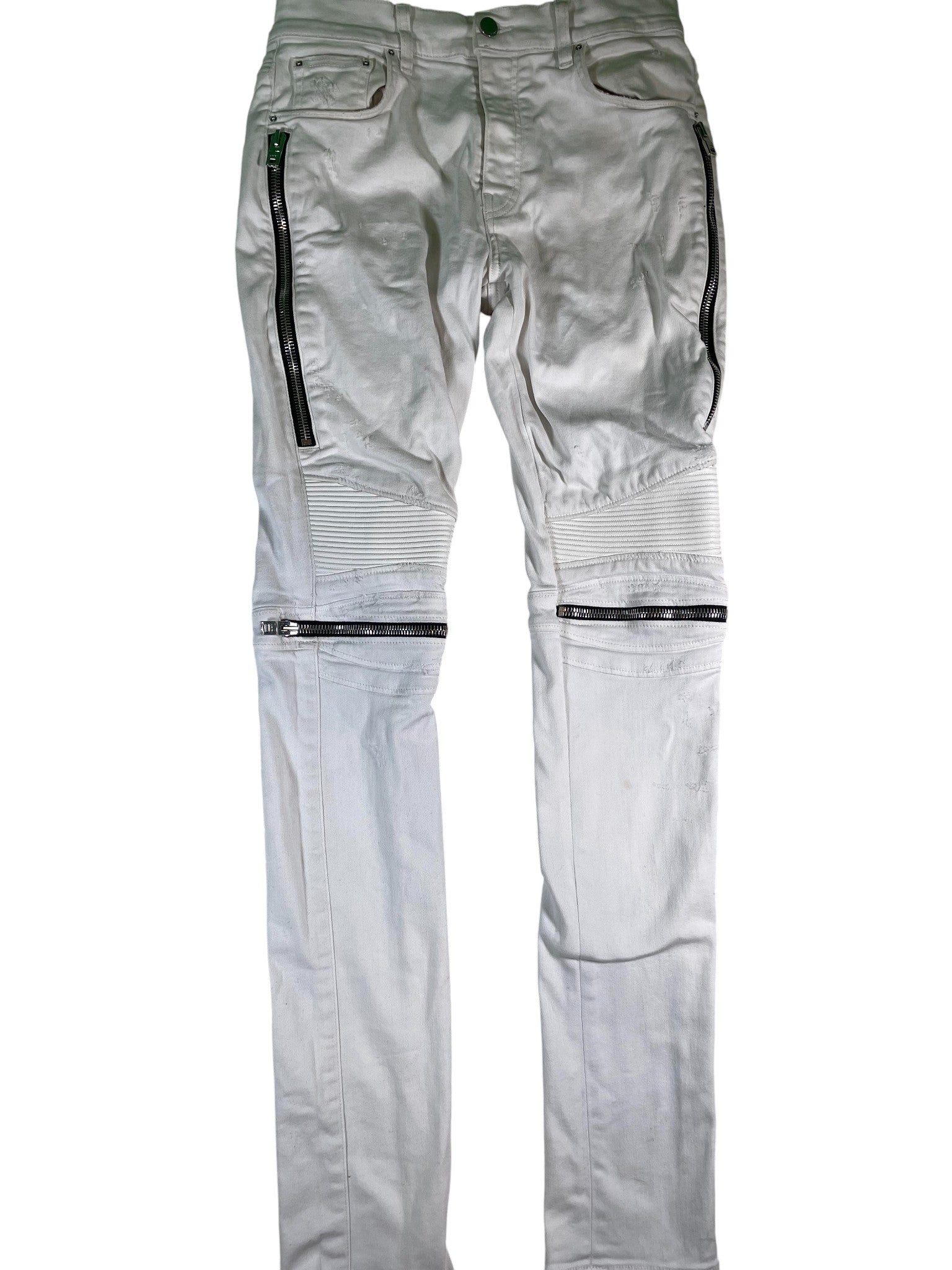 Amiri MX2 White Patch Jeans