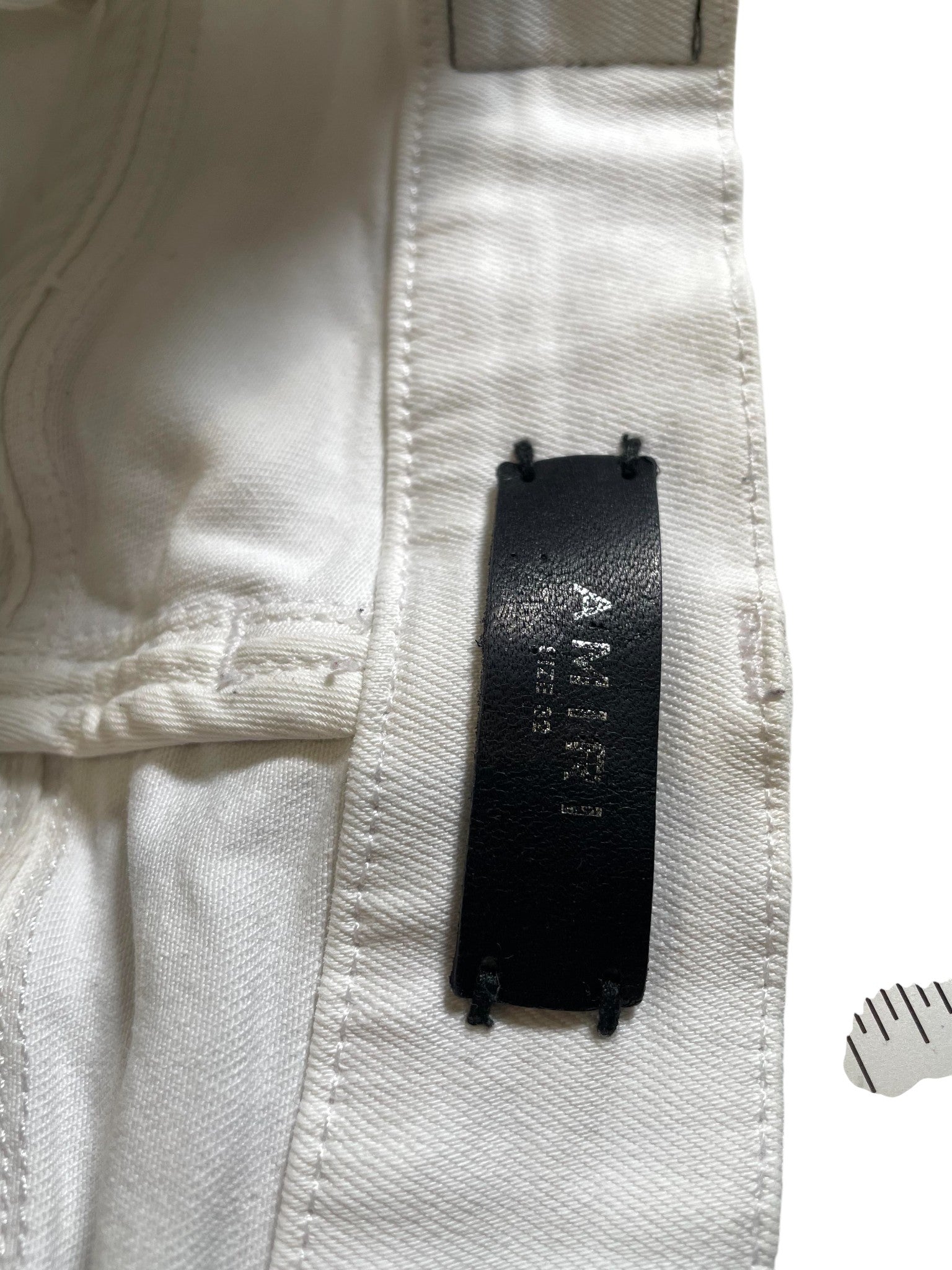 Amiri MX2 White Patch Jeans