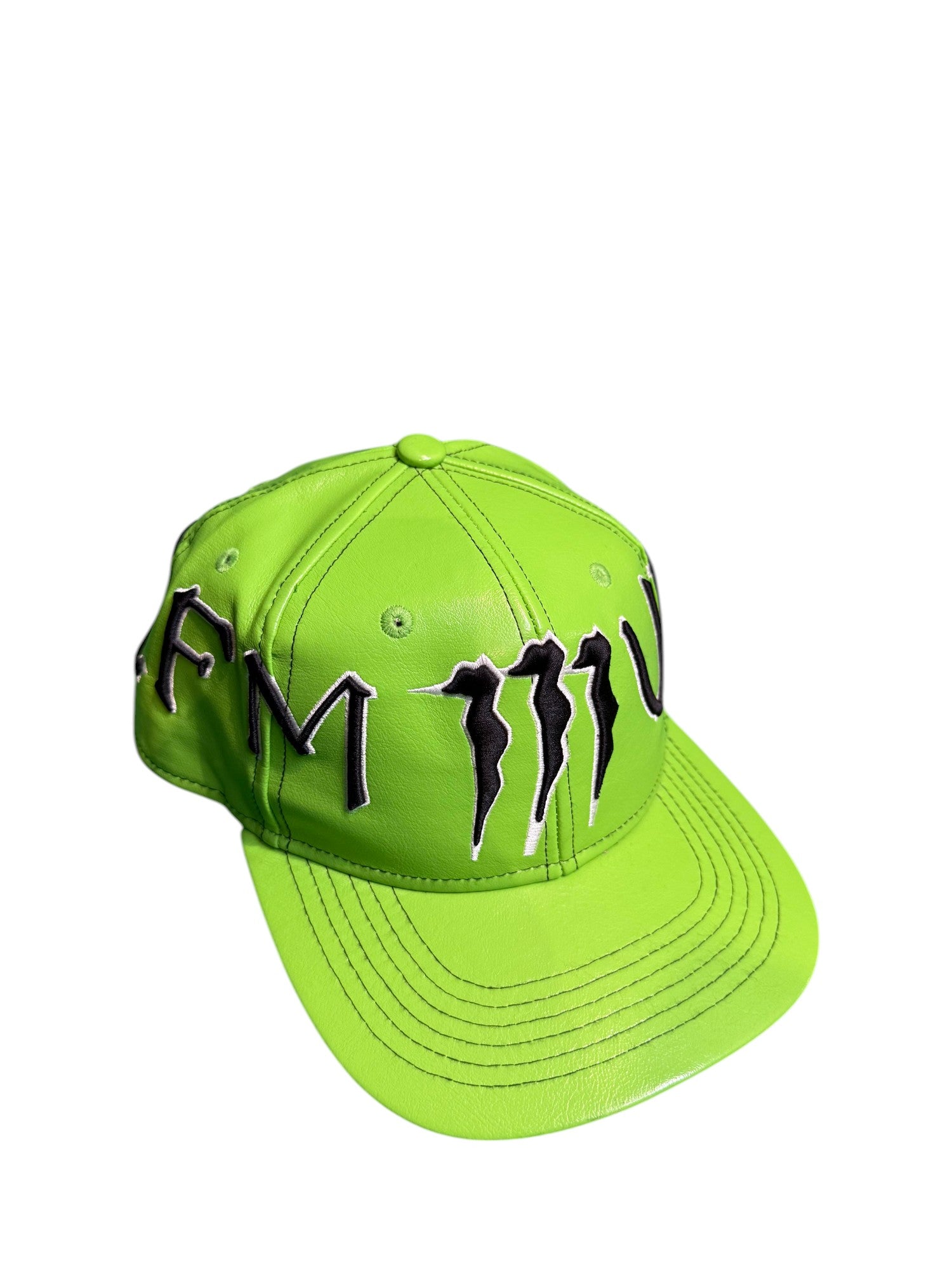 Murder FM "Monster" Fitted Slime Green Cap