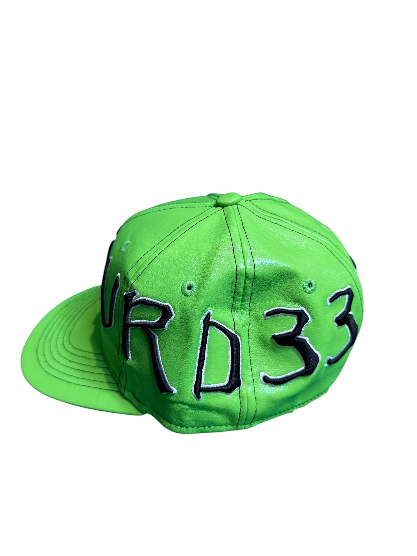 Murder FM "Monster" Fitted Slime Green Cap