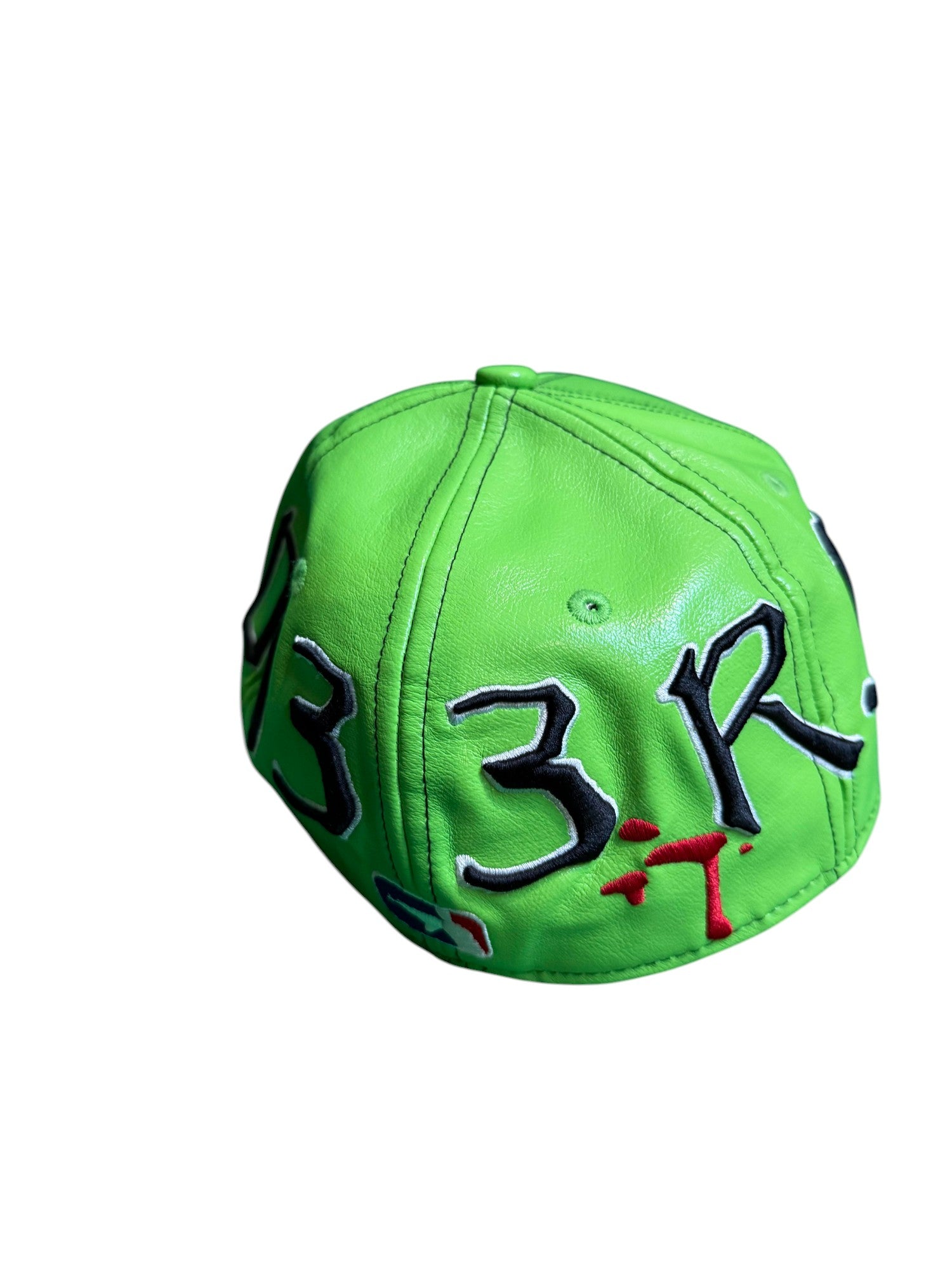 Murder FM "Monster" Fitted Slime Green Cap