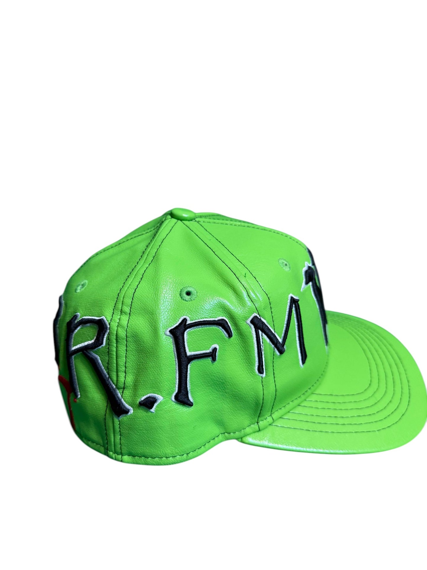 Murder FM "Monster" Fitted Slime Green Cap