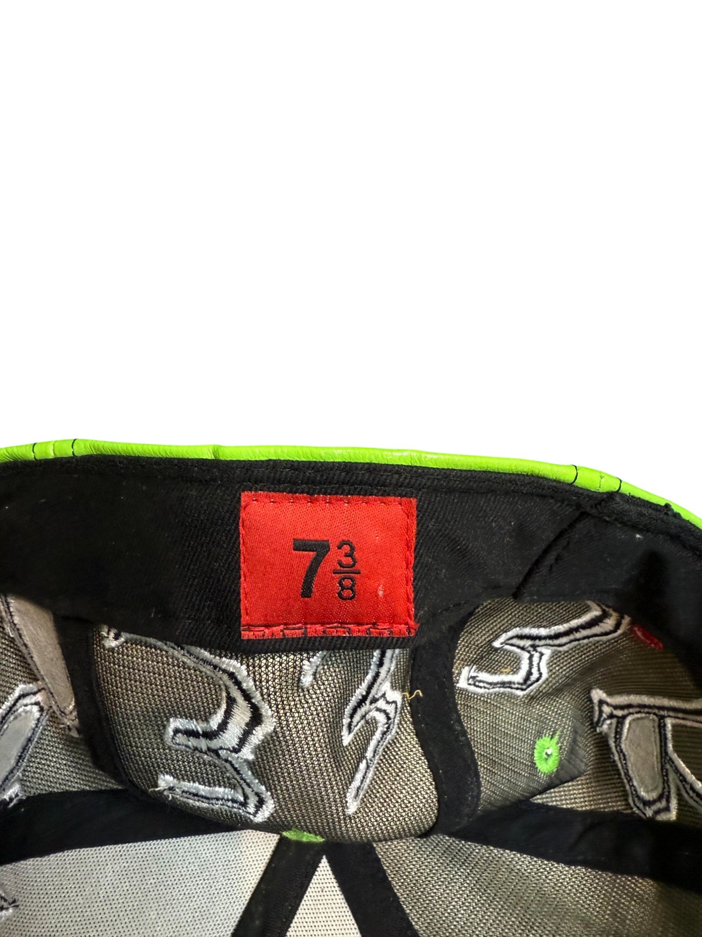 Murder FM "Monster" Fitted Slime Green Cap